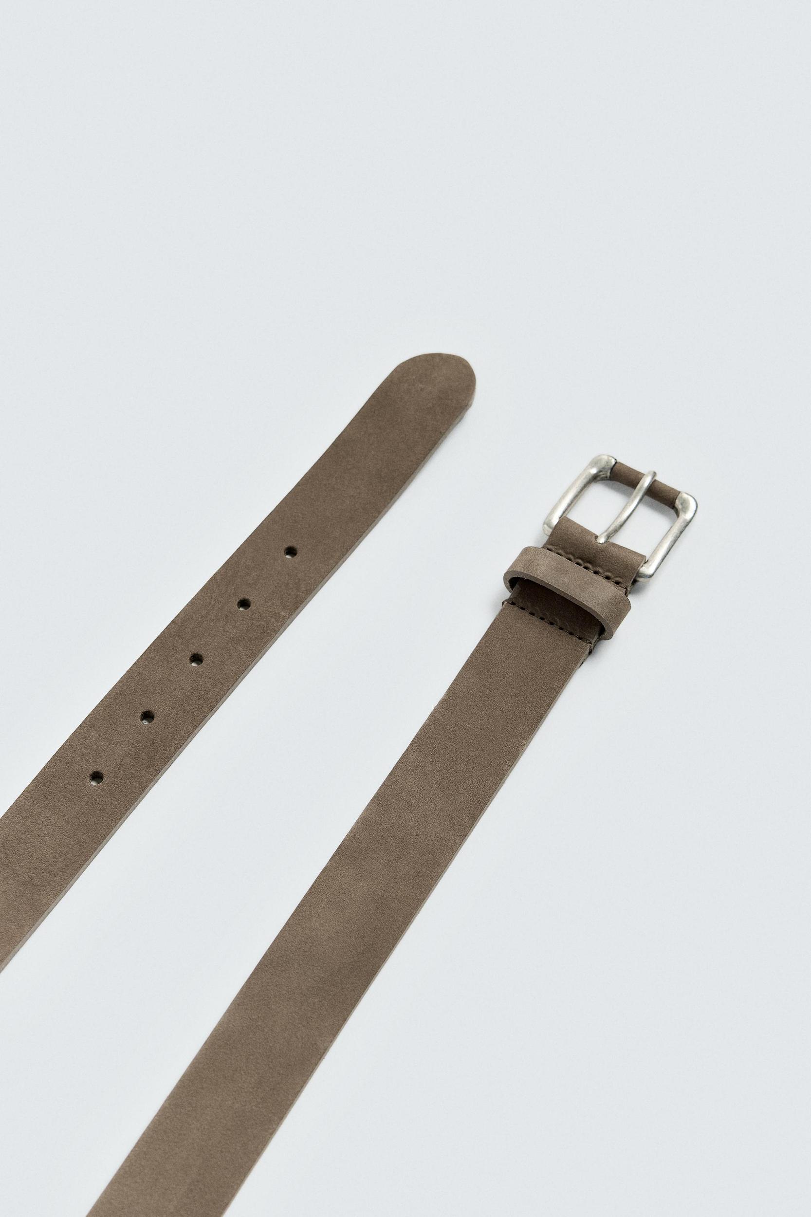 NUBUCK LEATHER BELT Product Image