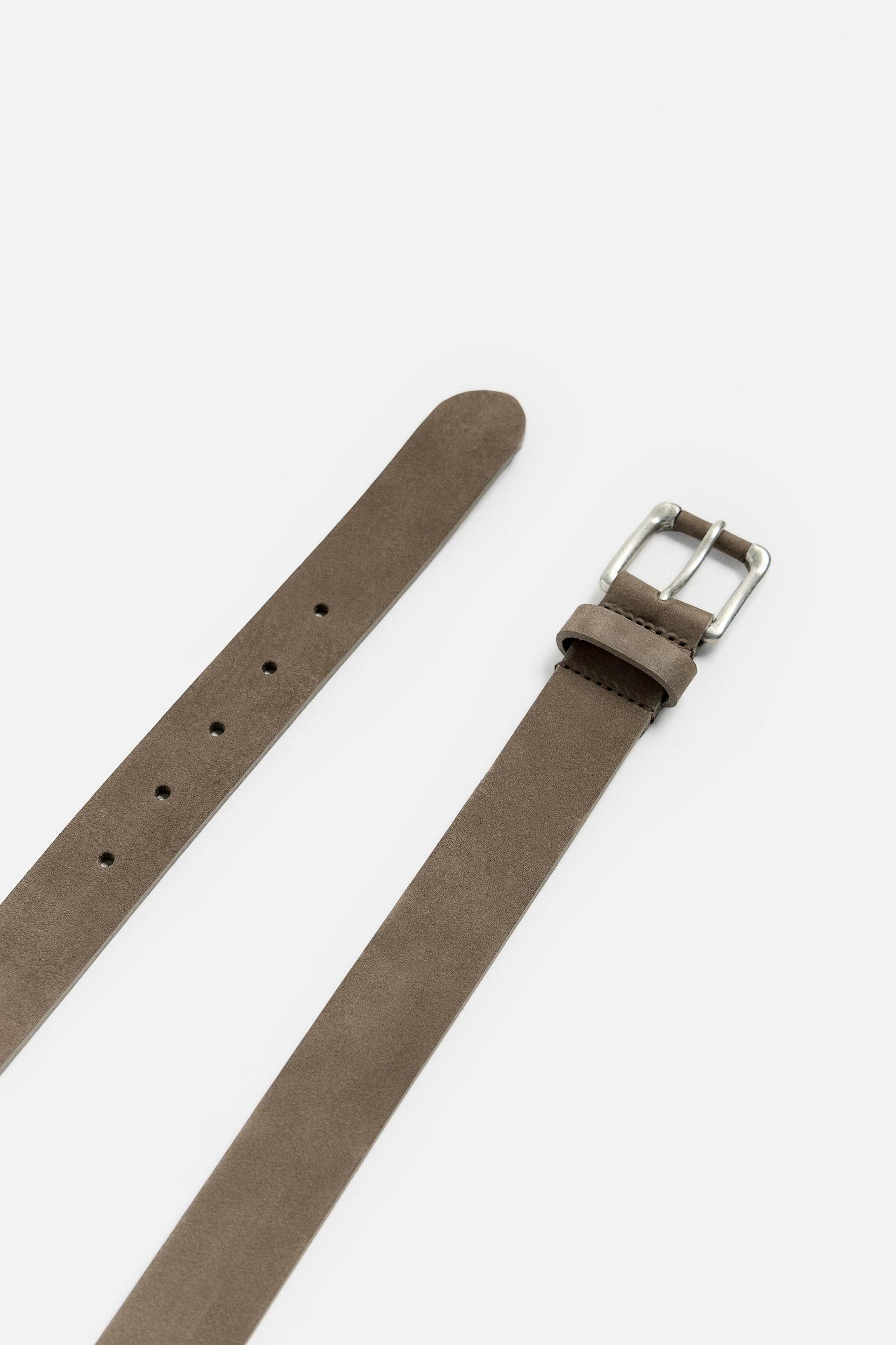 NUBUCK LEATHER BELT Product Image
