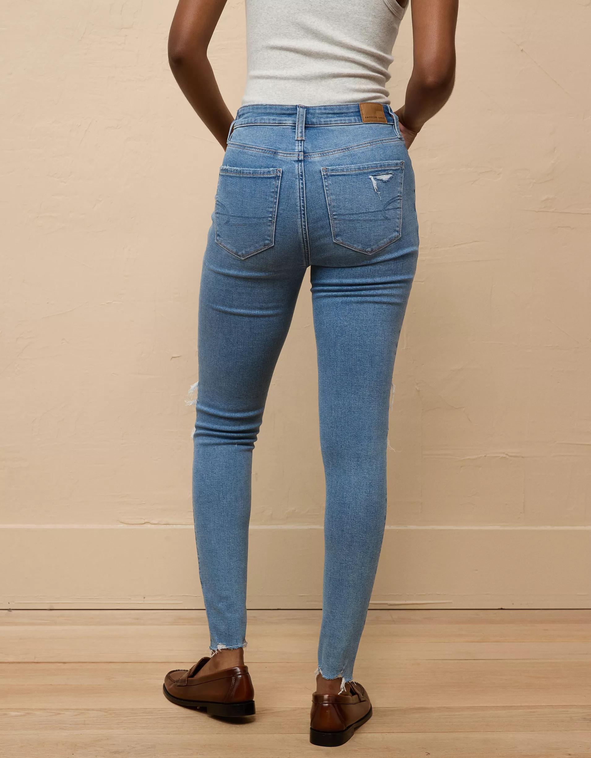 AE Next Level Super High-Waisted Ripped Jegging Product Image