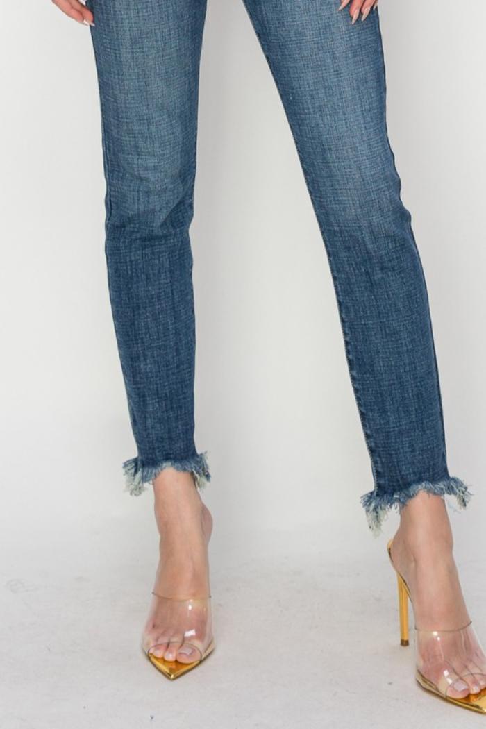 High Rise Skinny Jeans Product Image