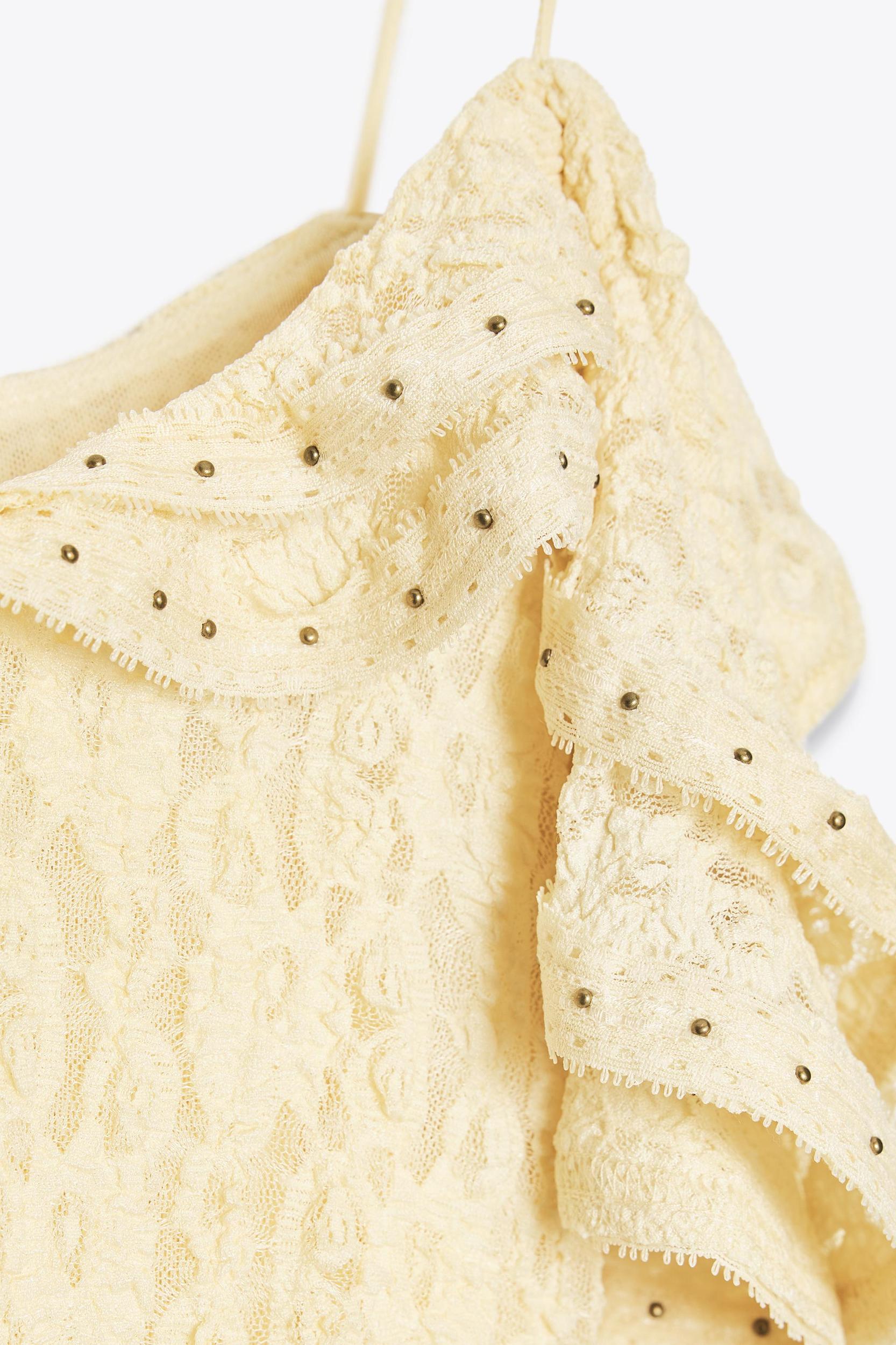 STUDDED LACE DRESS Product Image