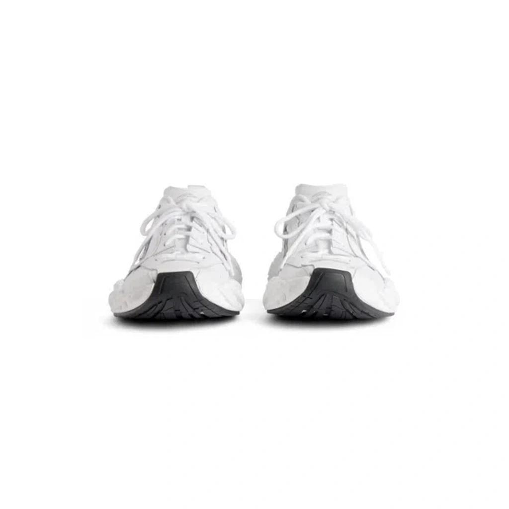 BALENCIAGA Men White Cowskin And Polyester Monday Shoe Sneakers Product Image