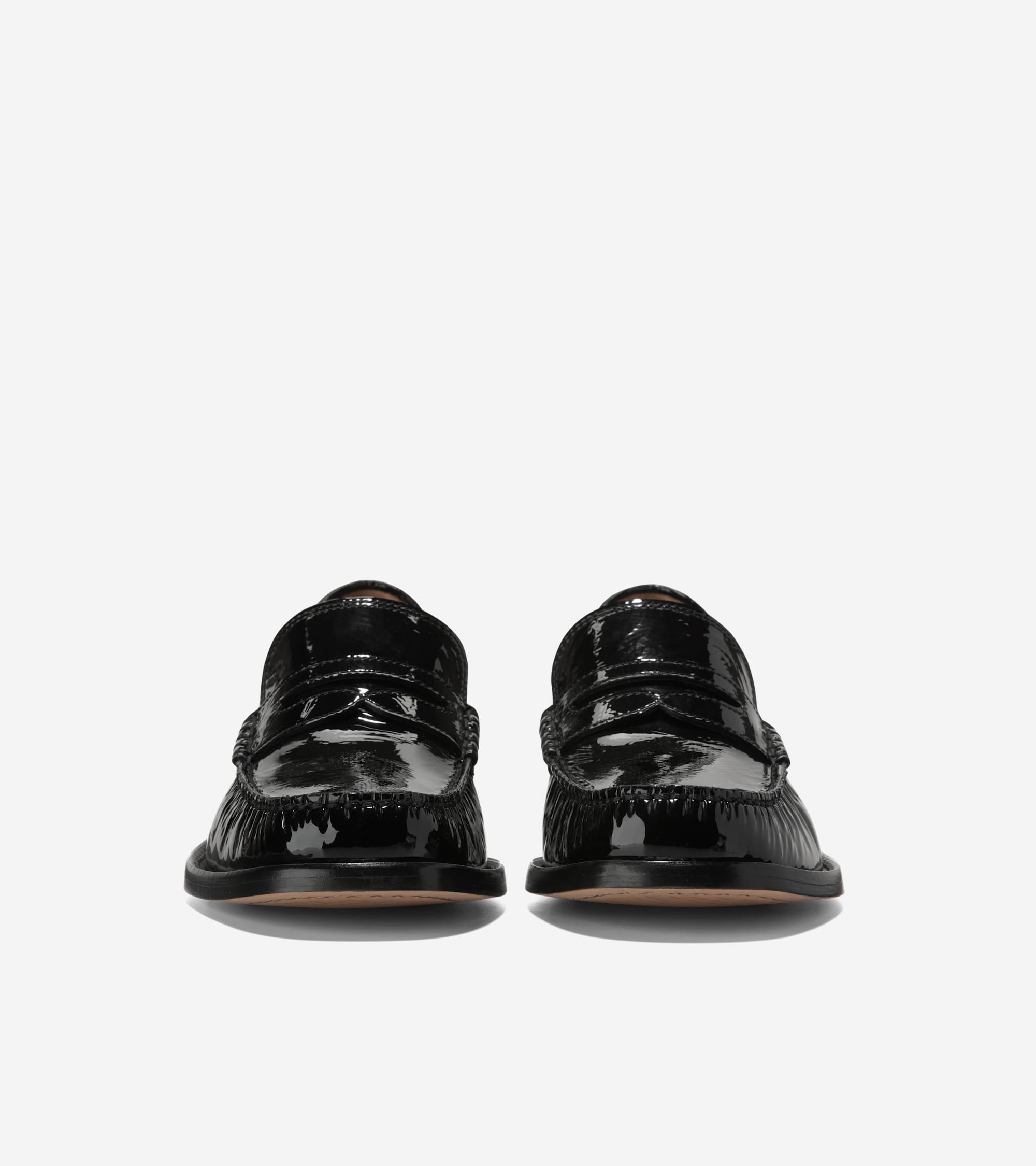 Women's Lana Lux Remastered Penny Loafers in Black | Cole Haan Product Image
