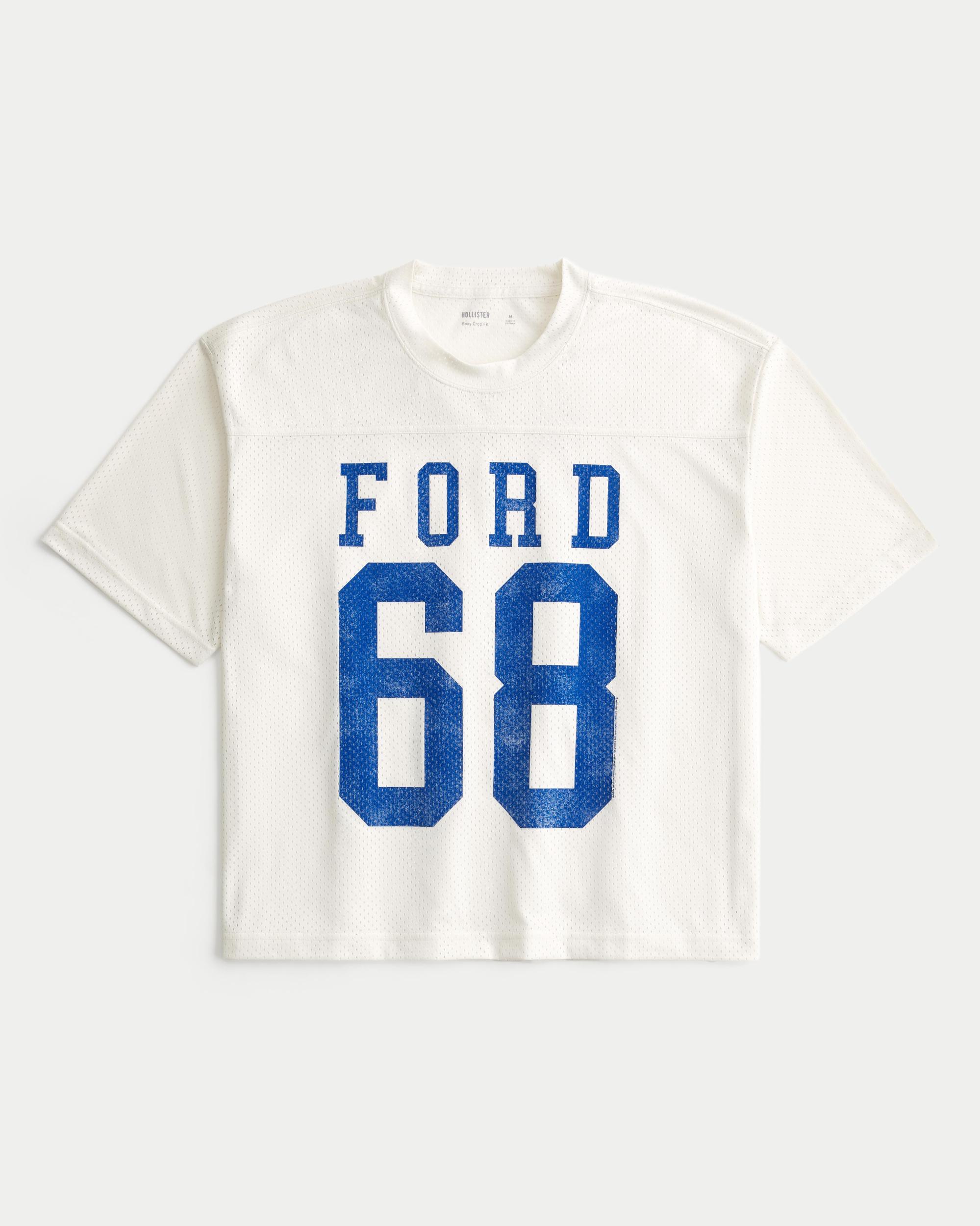 Boxy Crop Ford Graphic Jersey Product Image