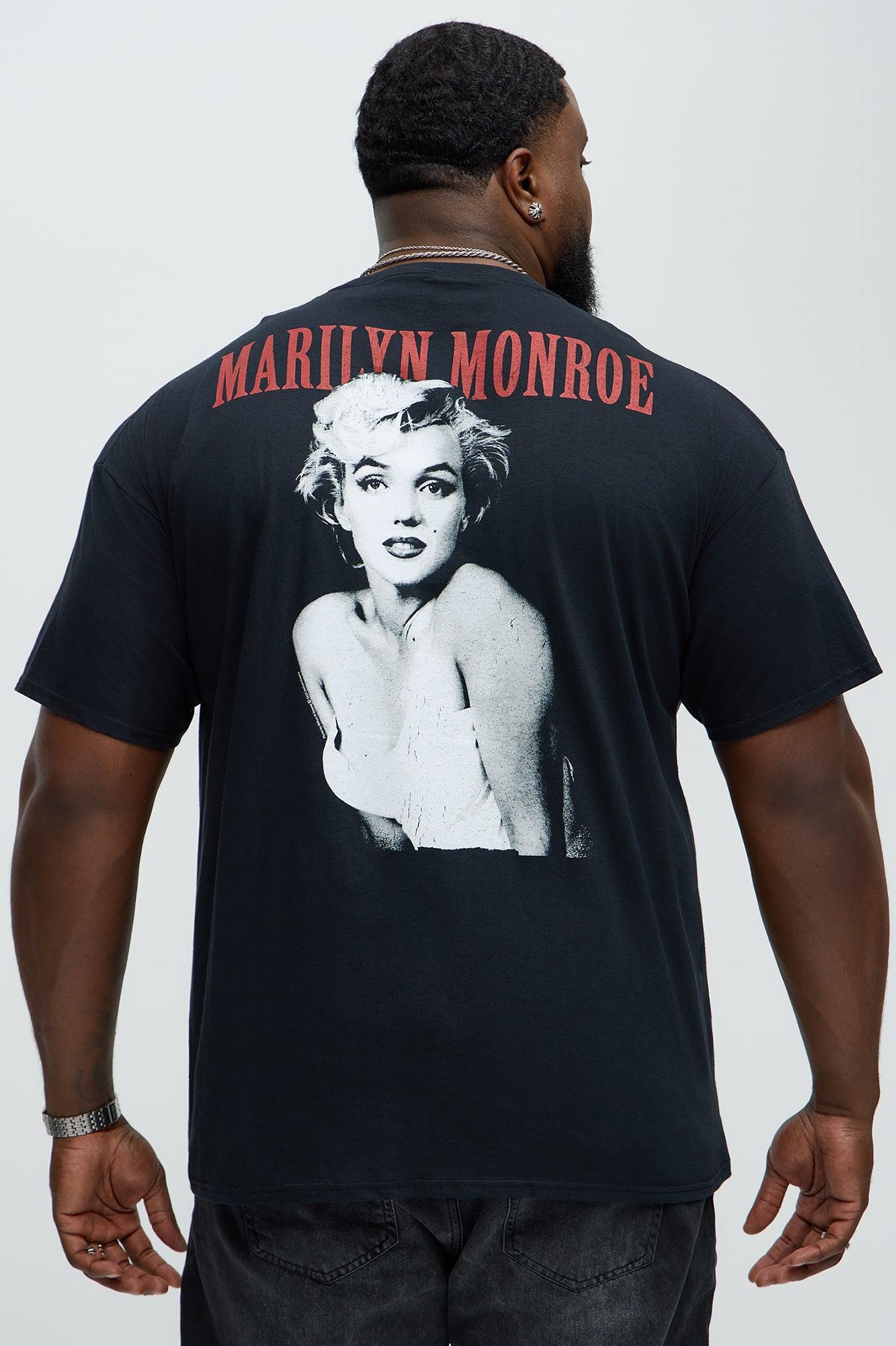 Marilyn Monroe Icon Short Sleeve Tee - Black Male Product Image