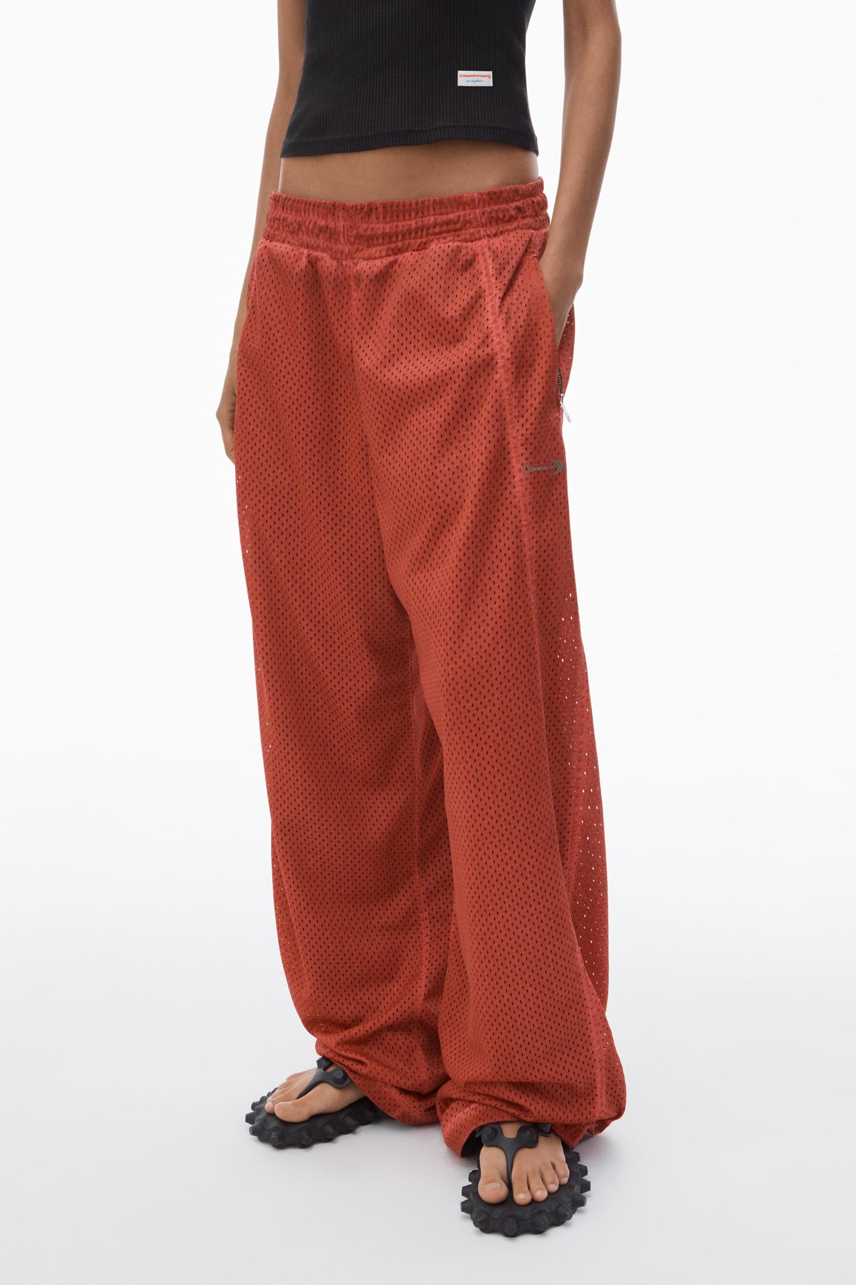 Unisex Track Pant In Perforated Mesh Product Image