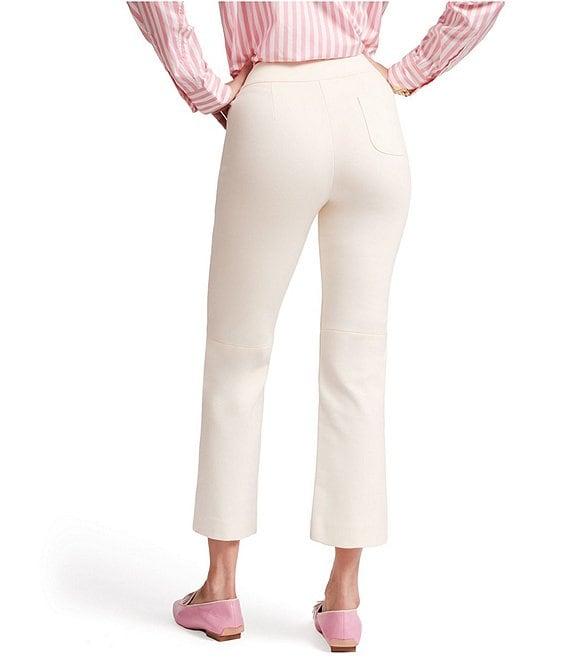 FRANCES VALENTINE Wonder Flat Front Cropped Pull-On Pants Product Image