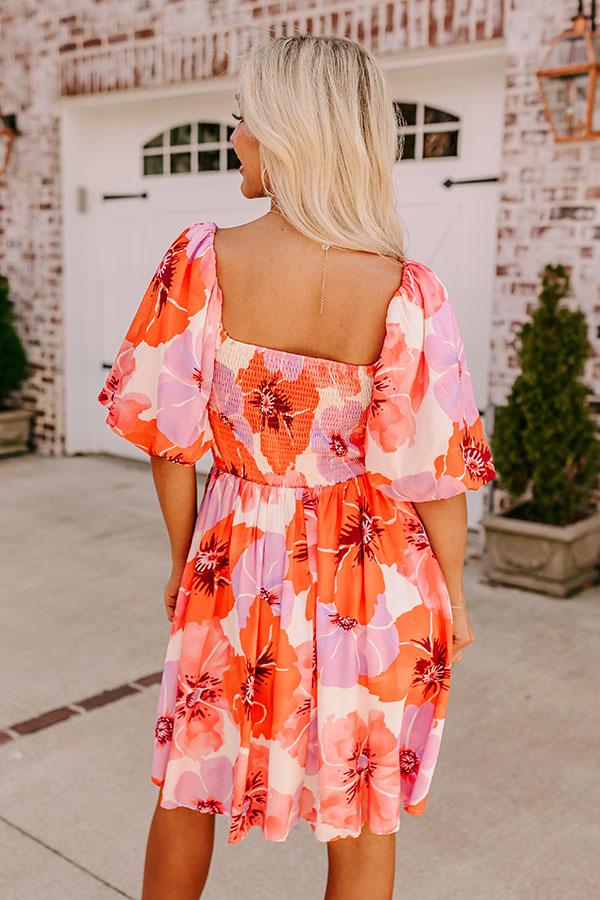 Honolulu Date Night Floral Mini Dress Product Image