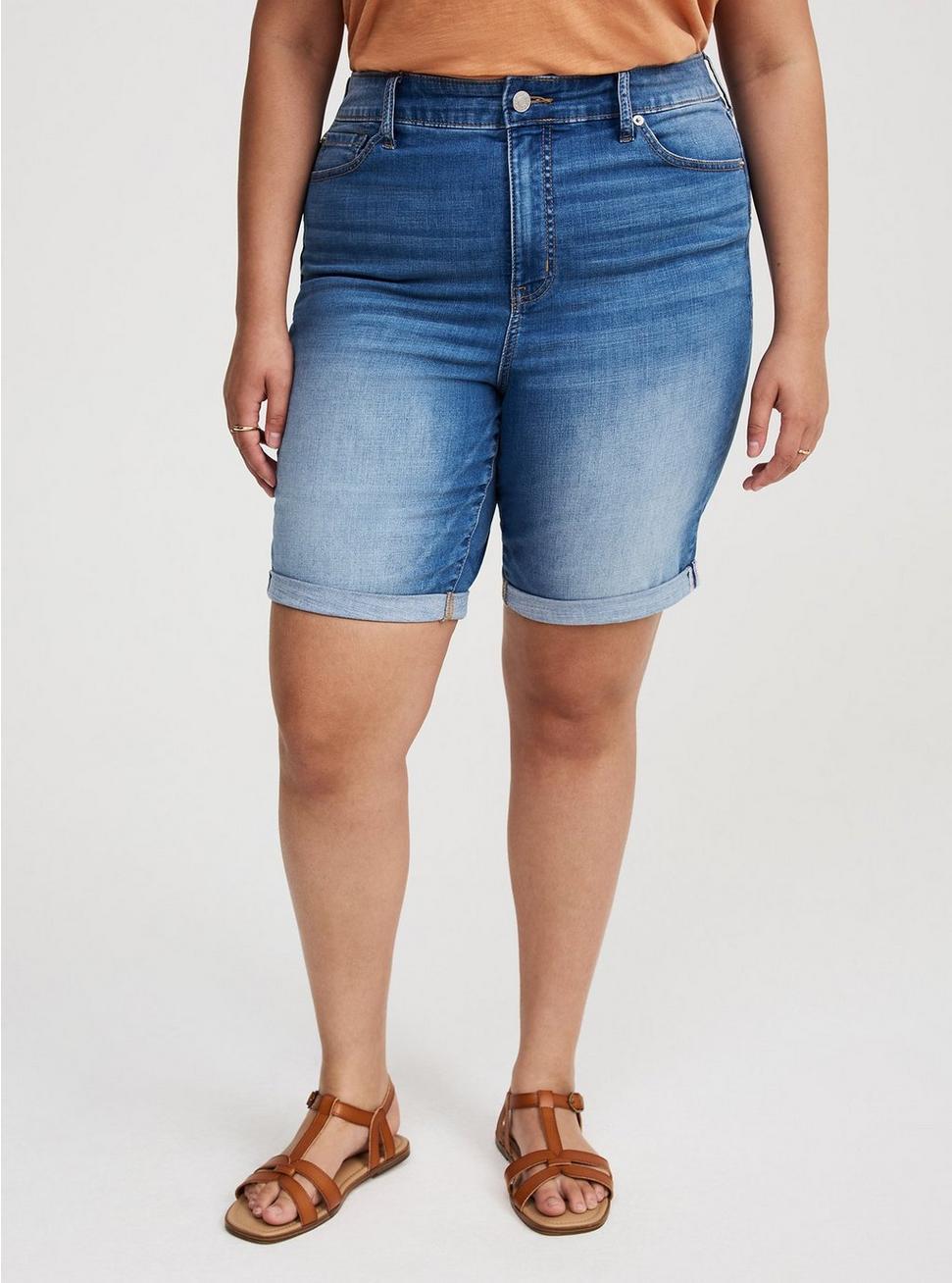 Perfect High-Rise Bermuda Jean Short Product Image