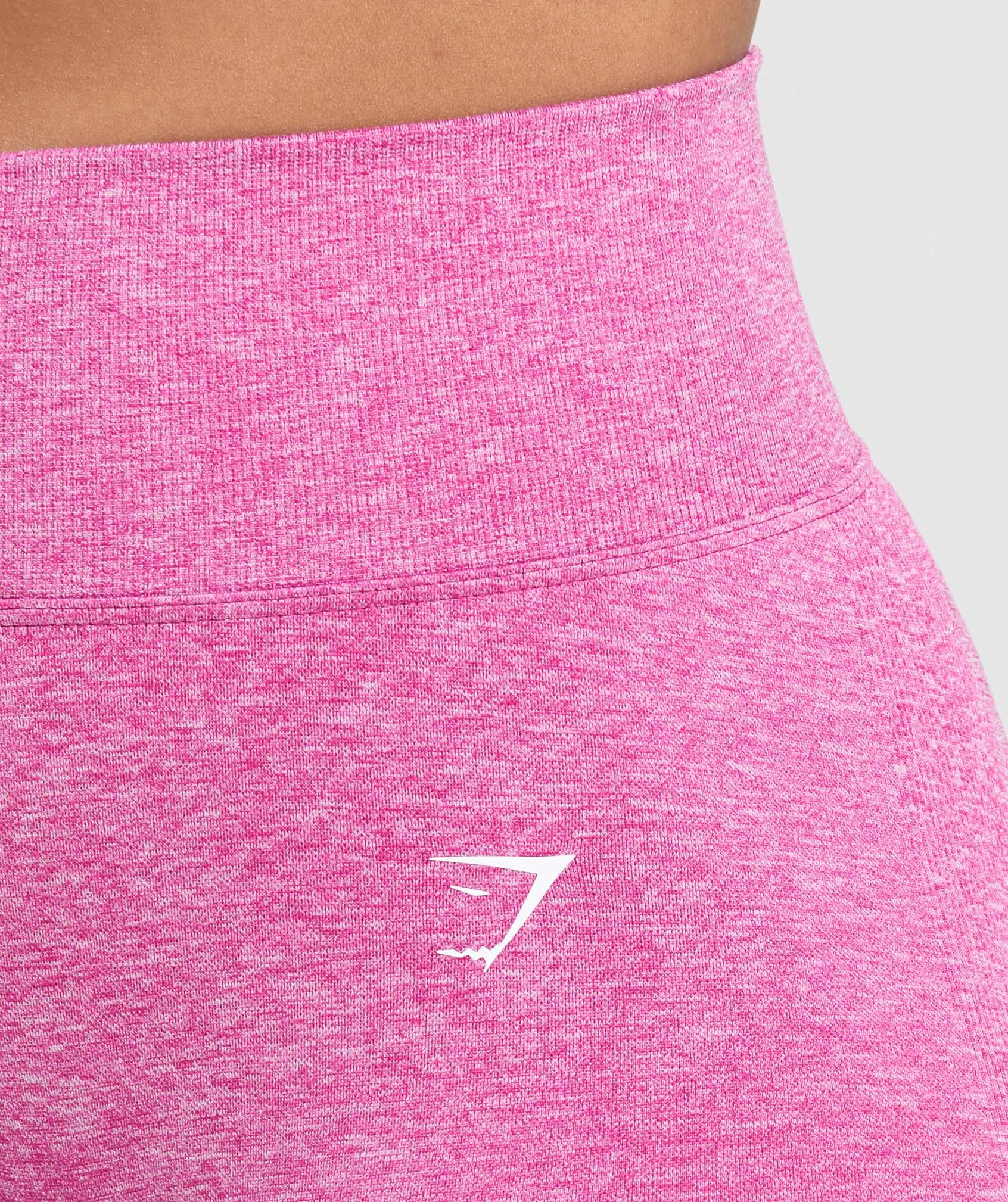 Gymshark Lift Seamless Leggings - Winning Pink/White Marl Female Product Image