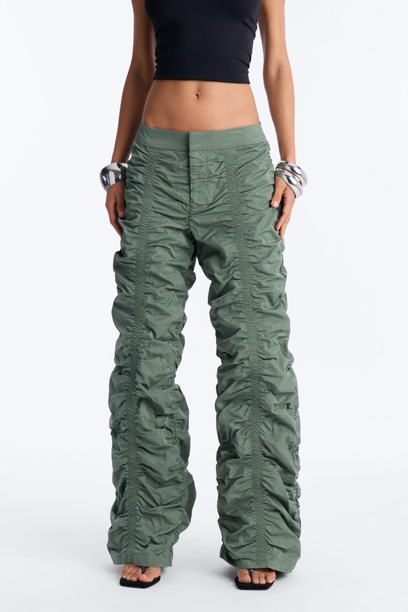 Count These Stacks Low Rise Pant - Olive Female Product Image