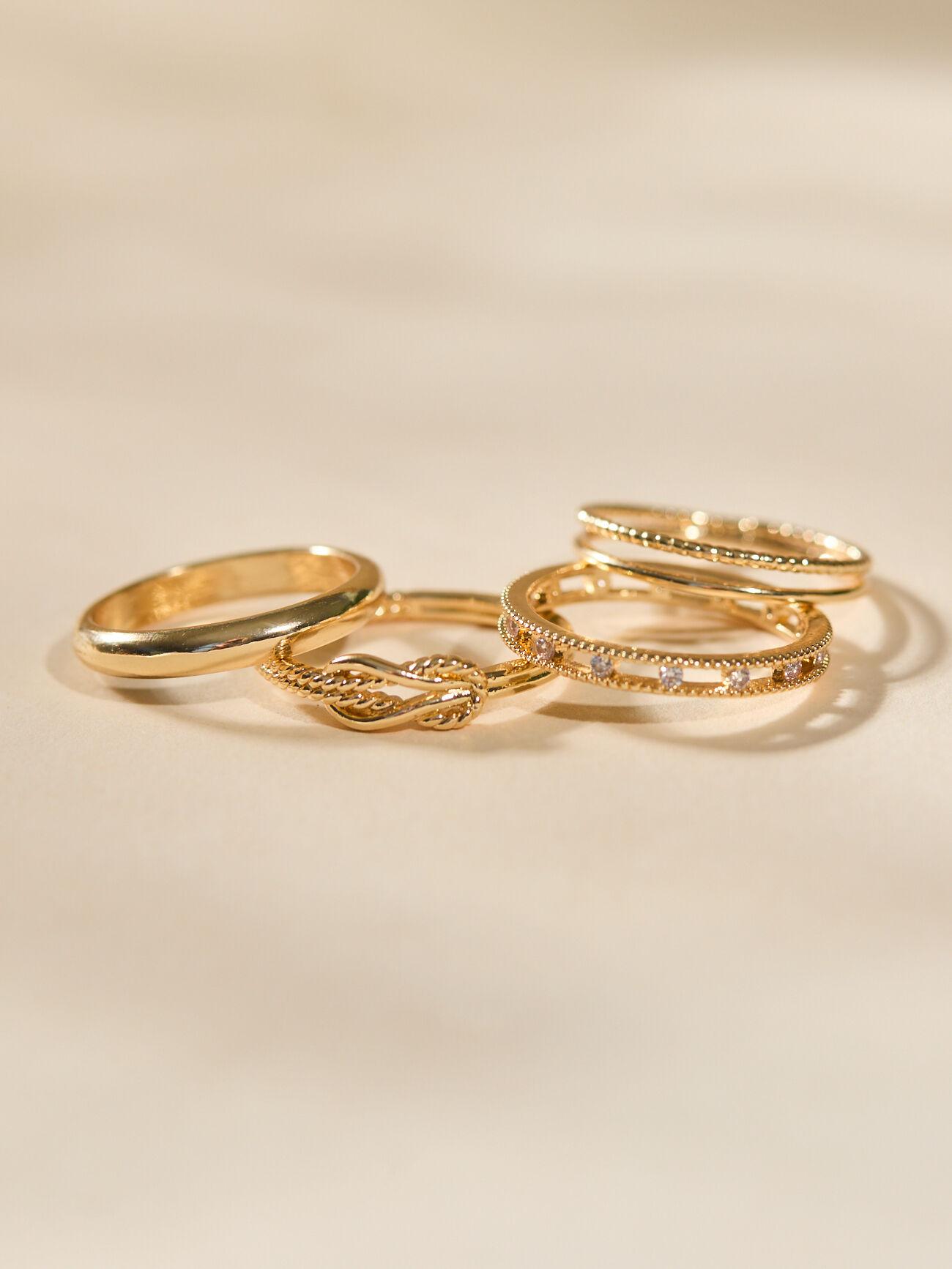 Twist Glitz Ring Set Product Image