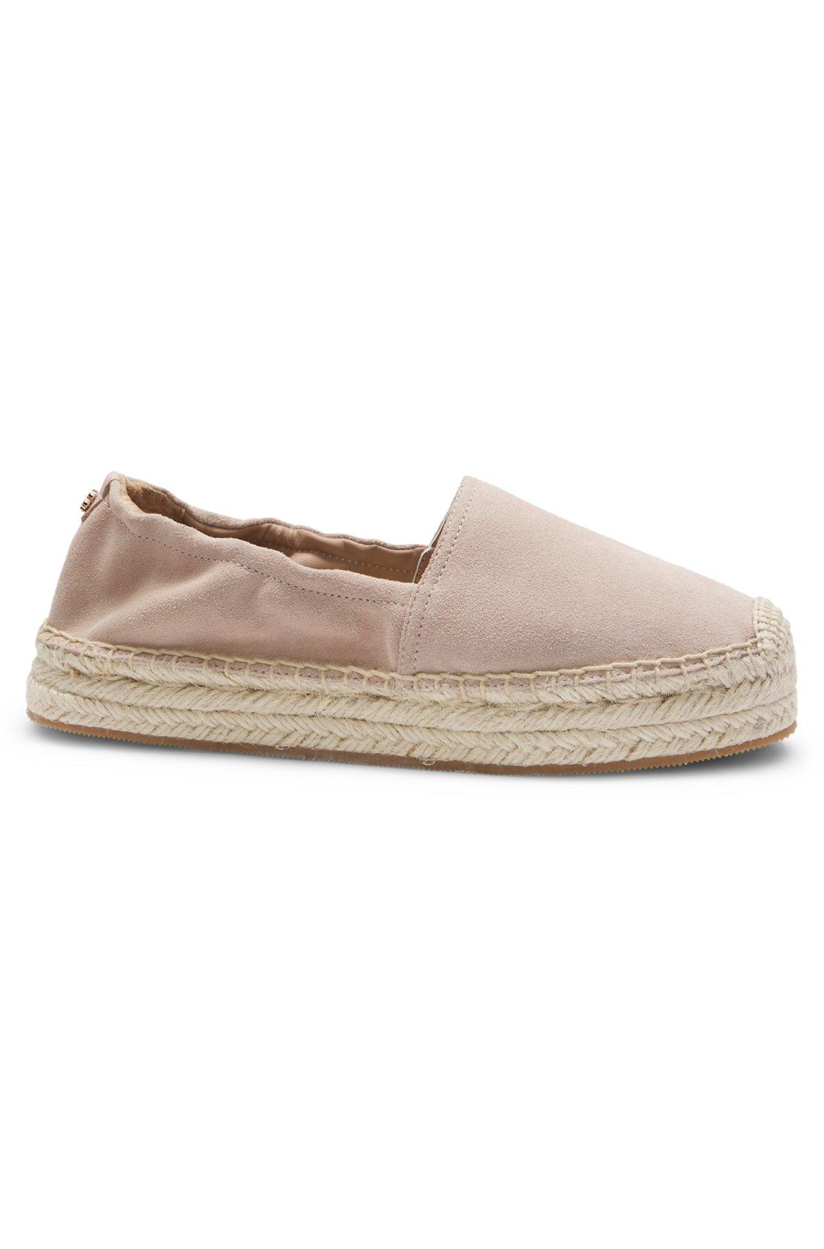 Suede espadrilles with jute midsole Product Image