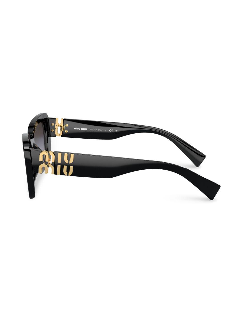 logo-plaque square-frame sunglasses Product Image