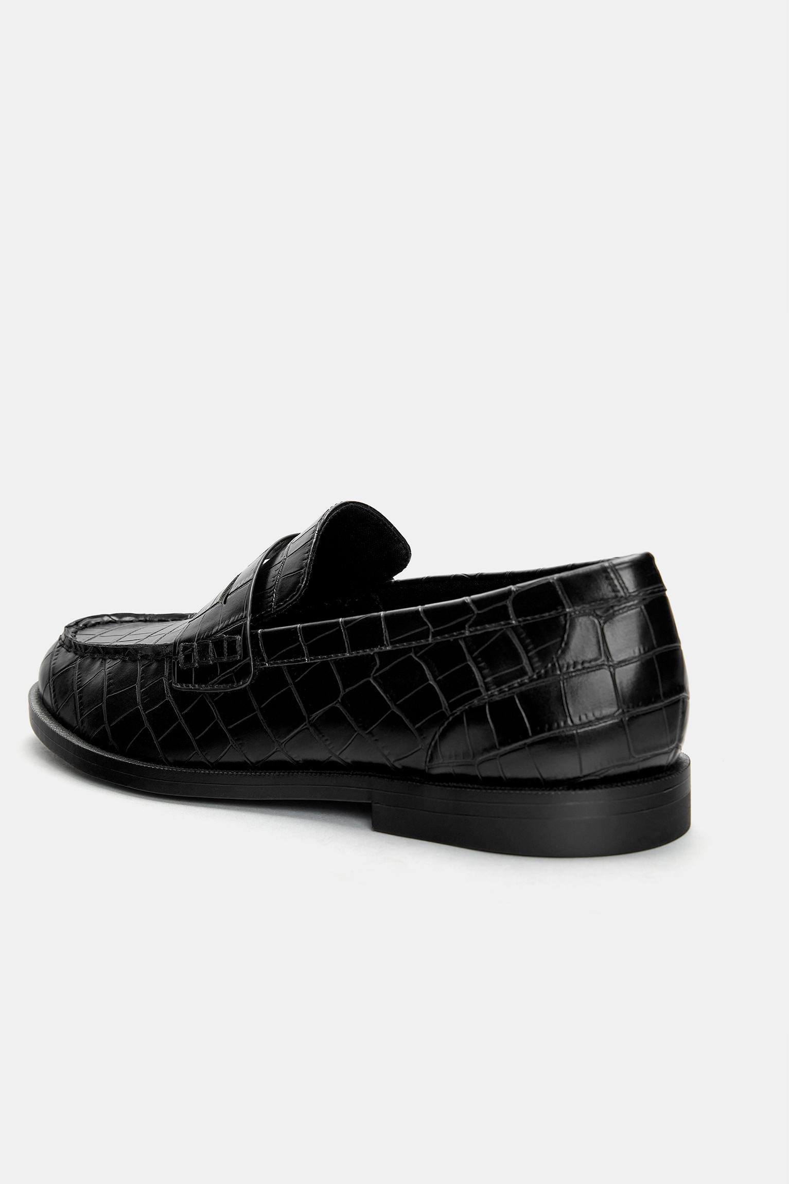 Mock croc loafers Product Image