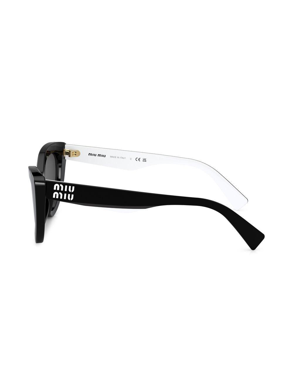 two-tone cat-eye sunglasses Product Image