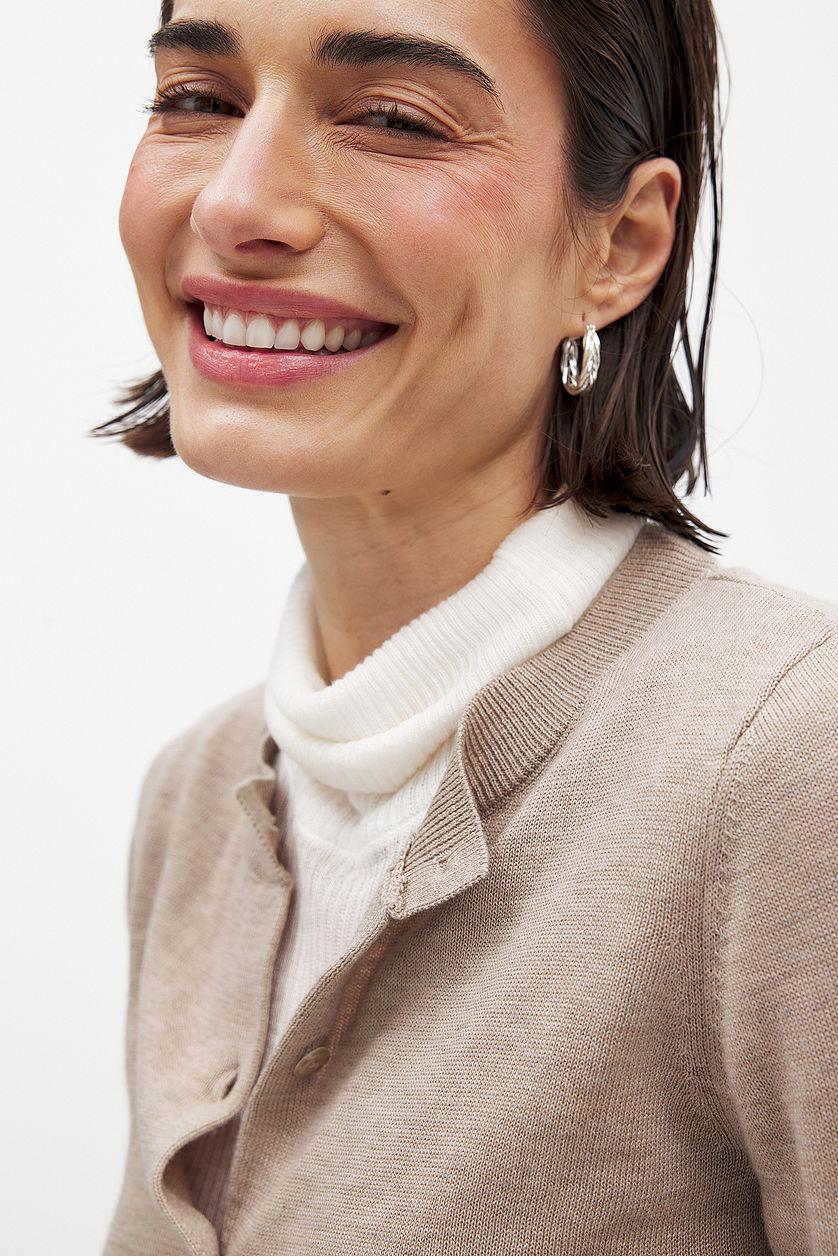 Fine Knitted Cardigan Product Image