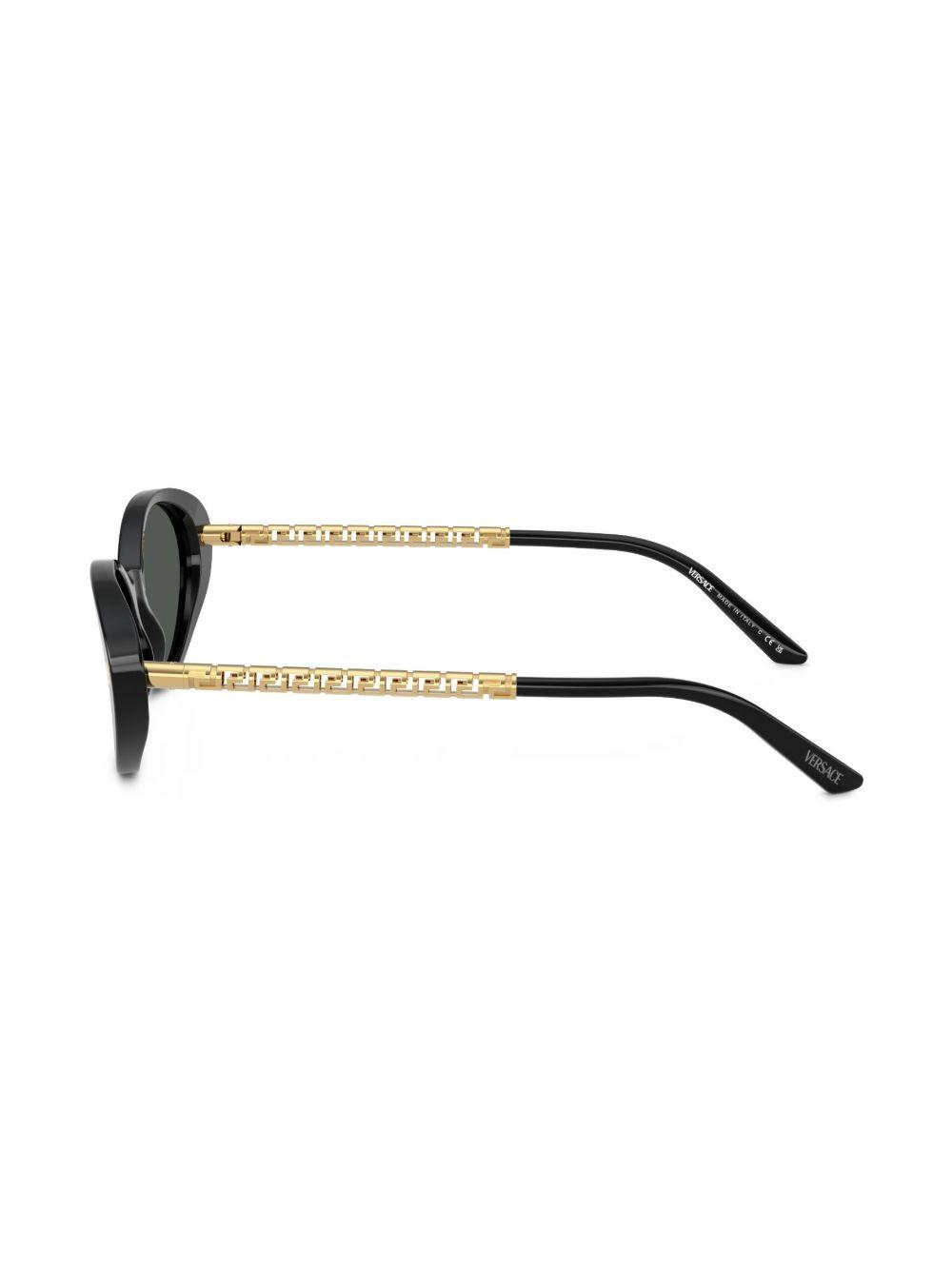 Greca-detail cat eye-frame sunglasses Product Image