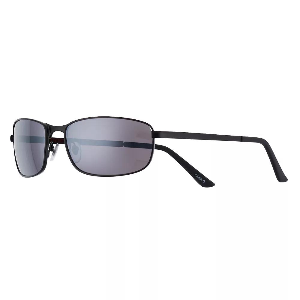 Men's Dockers® Matte Black Single Bridge Sunglasses Product Image