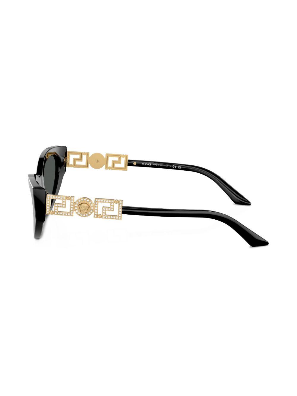 VERSACE Womens Black Ve4454 Logo-embellished Acetate Sunglasses Product Image