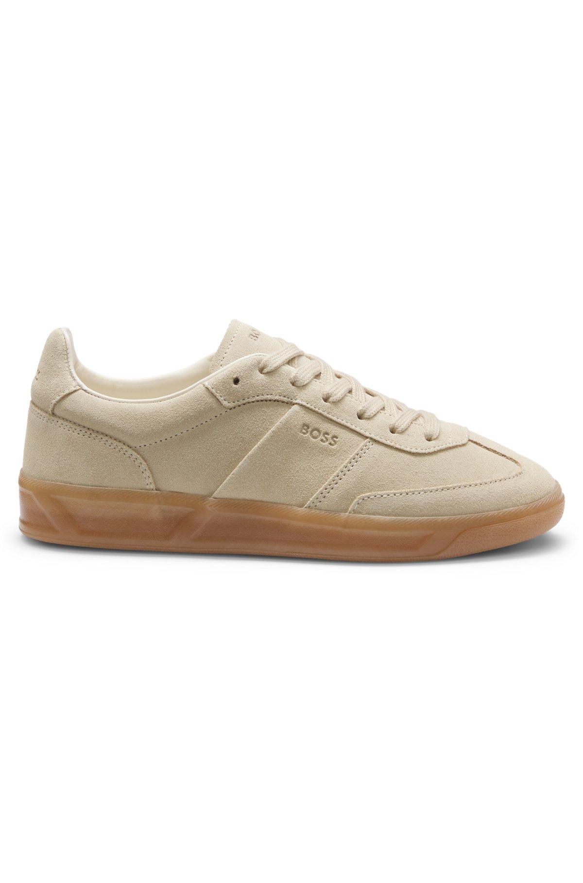 Rubber-sole trainers in suede Product Image