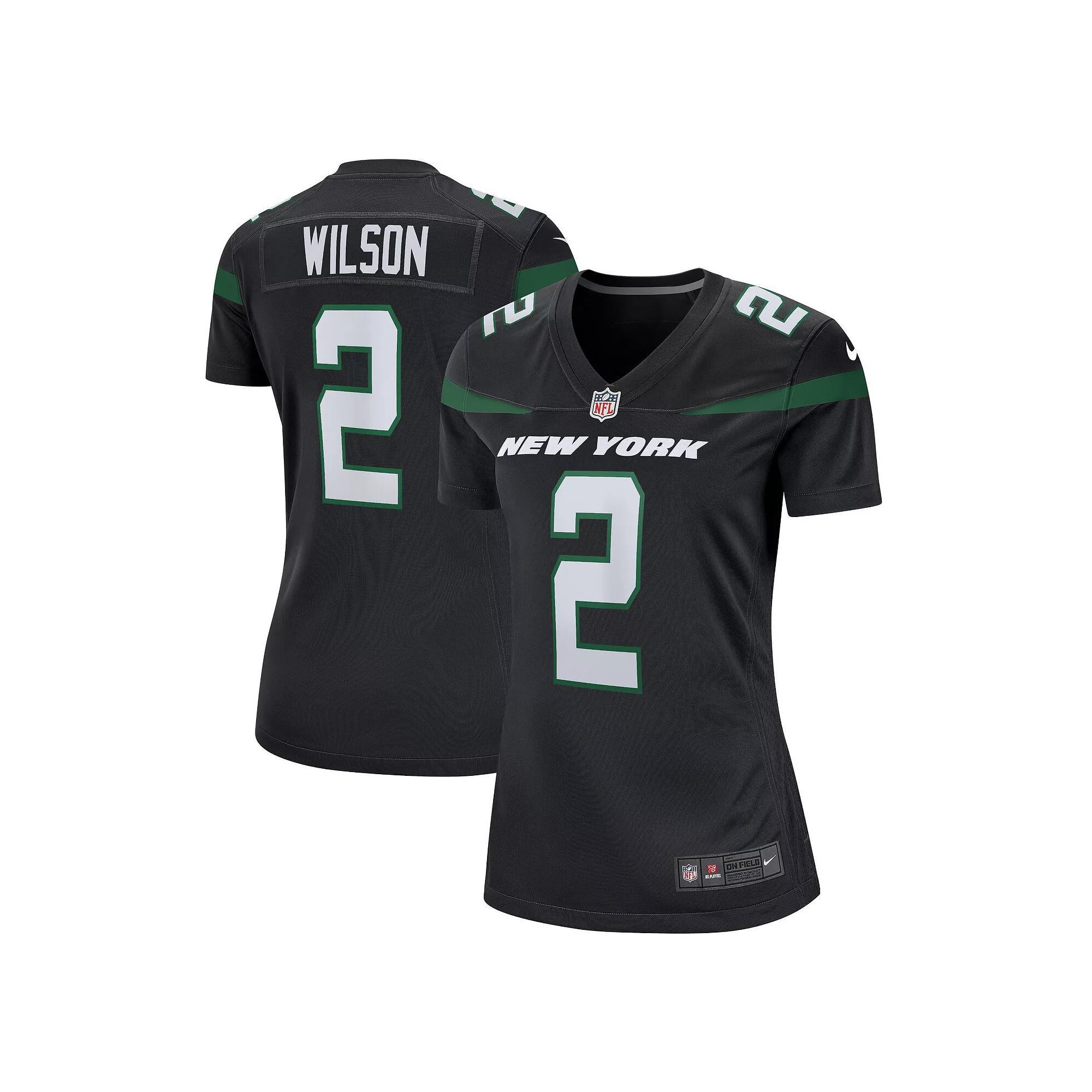 Women's Nike Zach Wilson Black New York Jets Player Jersey, Size: Large Product Image
