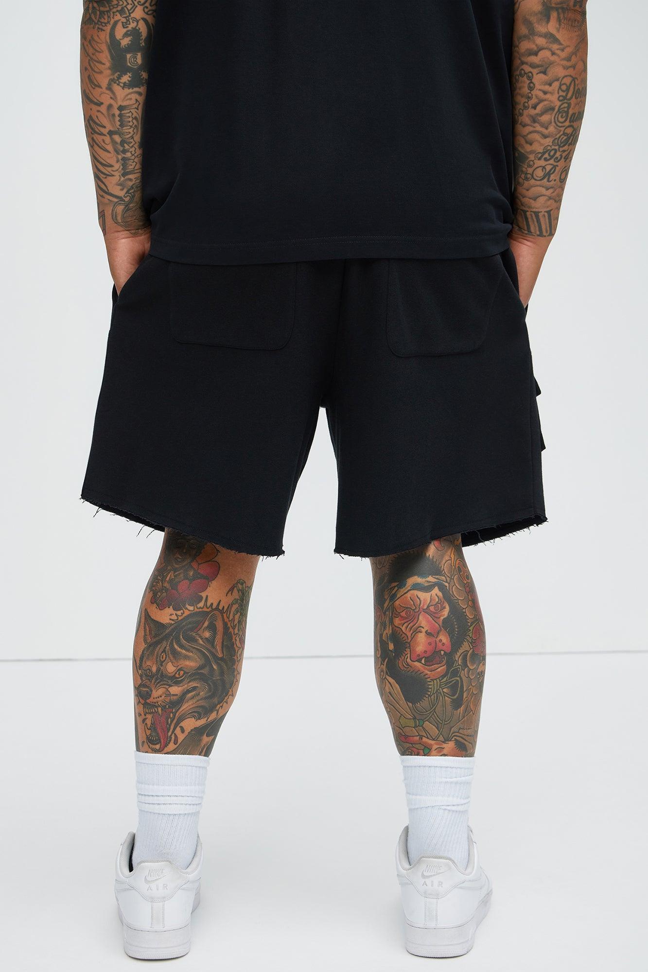 Tyson Keep It Going Carpenter Sweat Shorts - Black Product Image