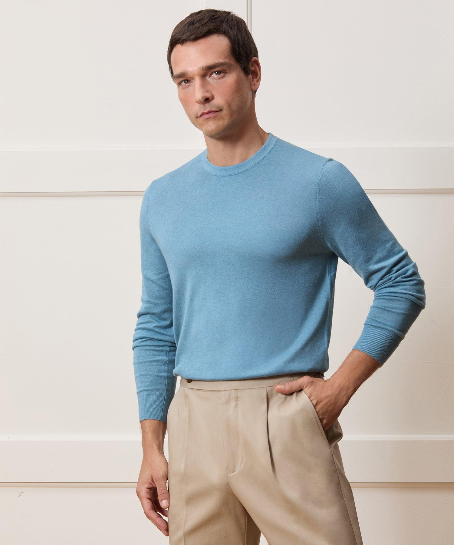 Silk-Cashmere Crewneck Sweater Product Image