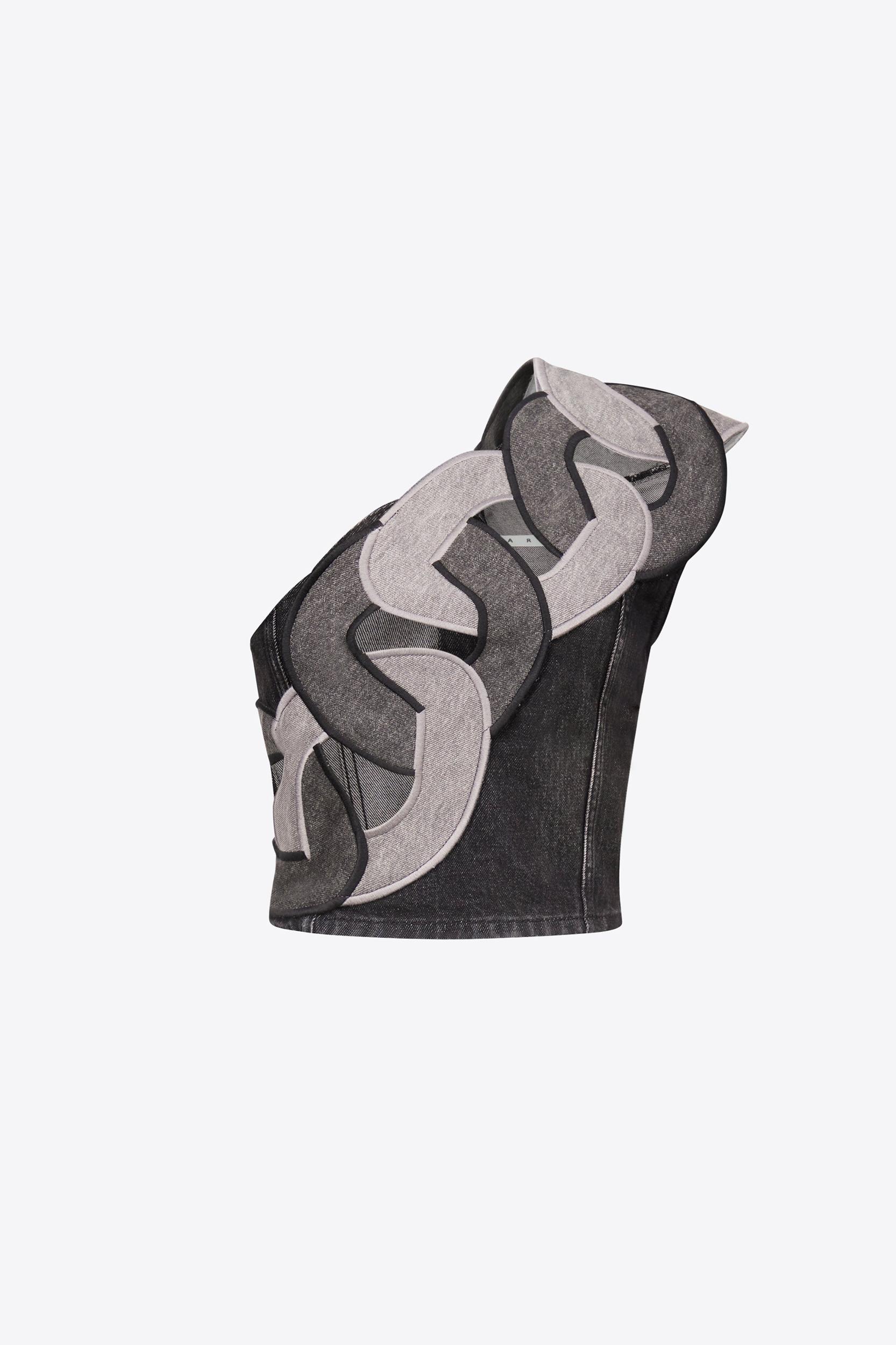 Chain Cutout Off Shoulder Top Product Image