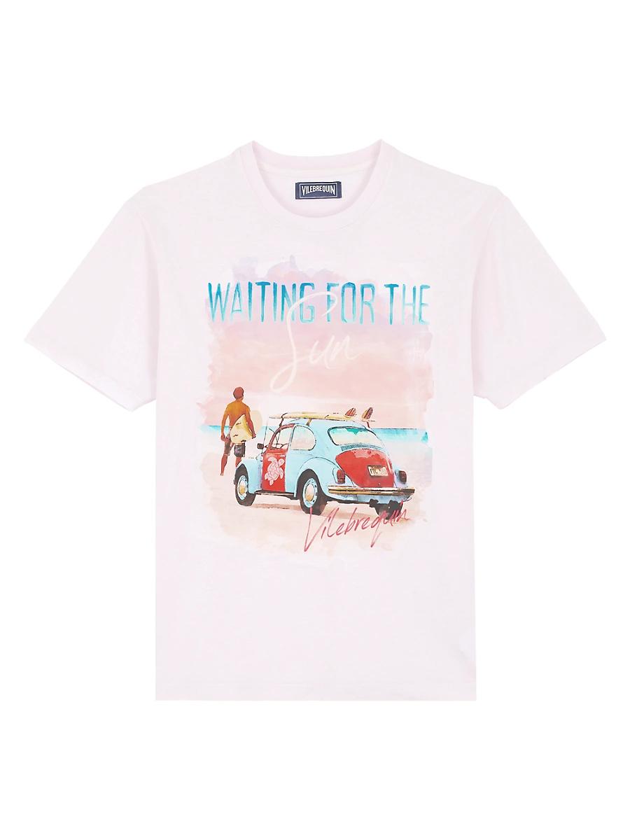 Mens Waiting For Sun Graphic T-Shirt Product Image