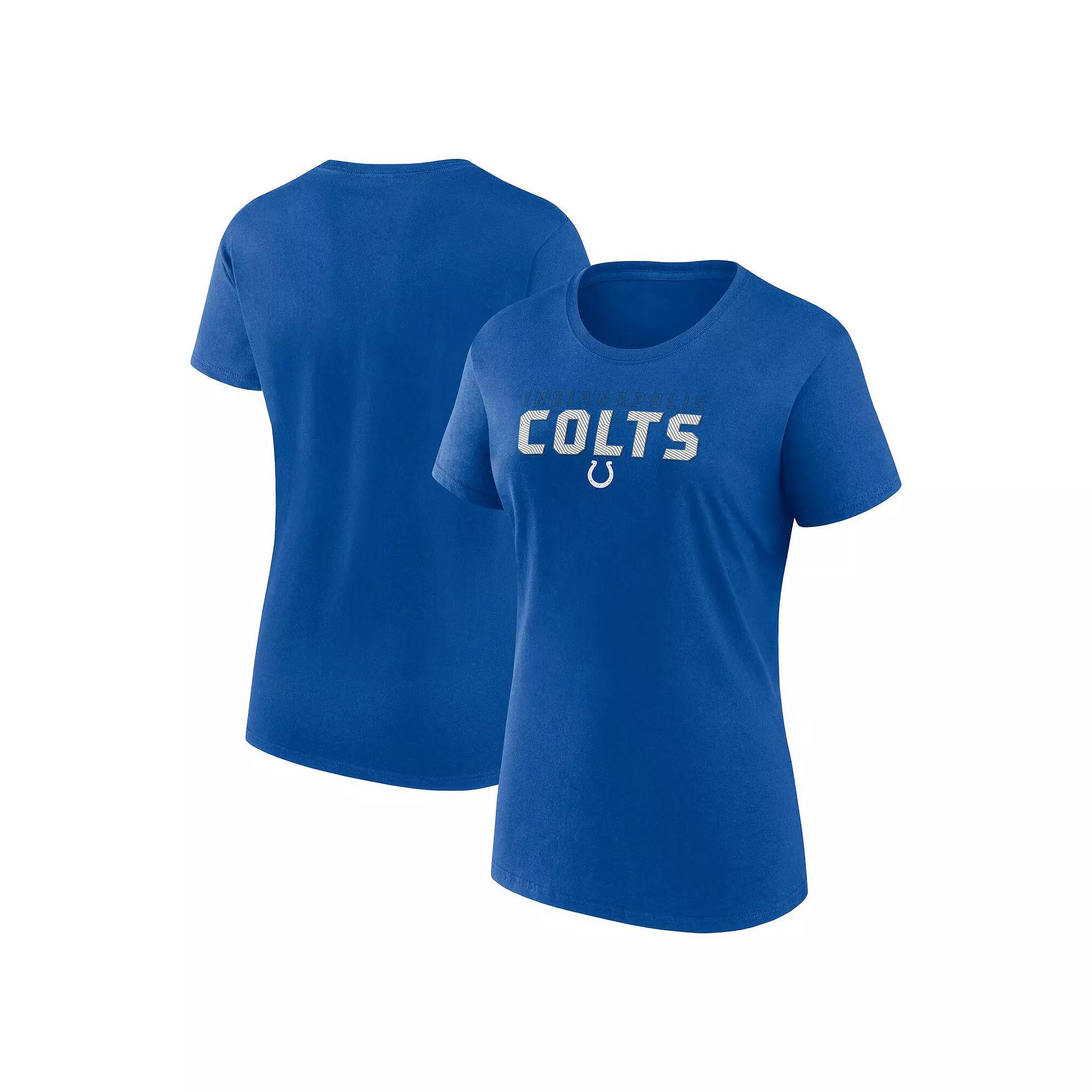 Women's Logo Athletic Royal Indianapolis Colts Lean T-Shirt,  Product Image