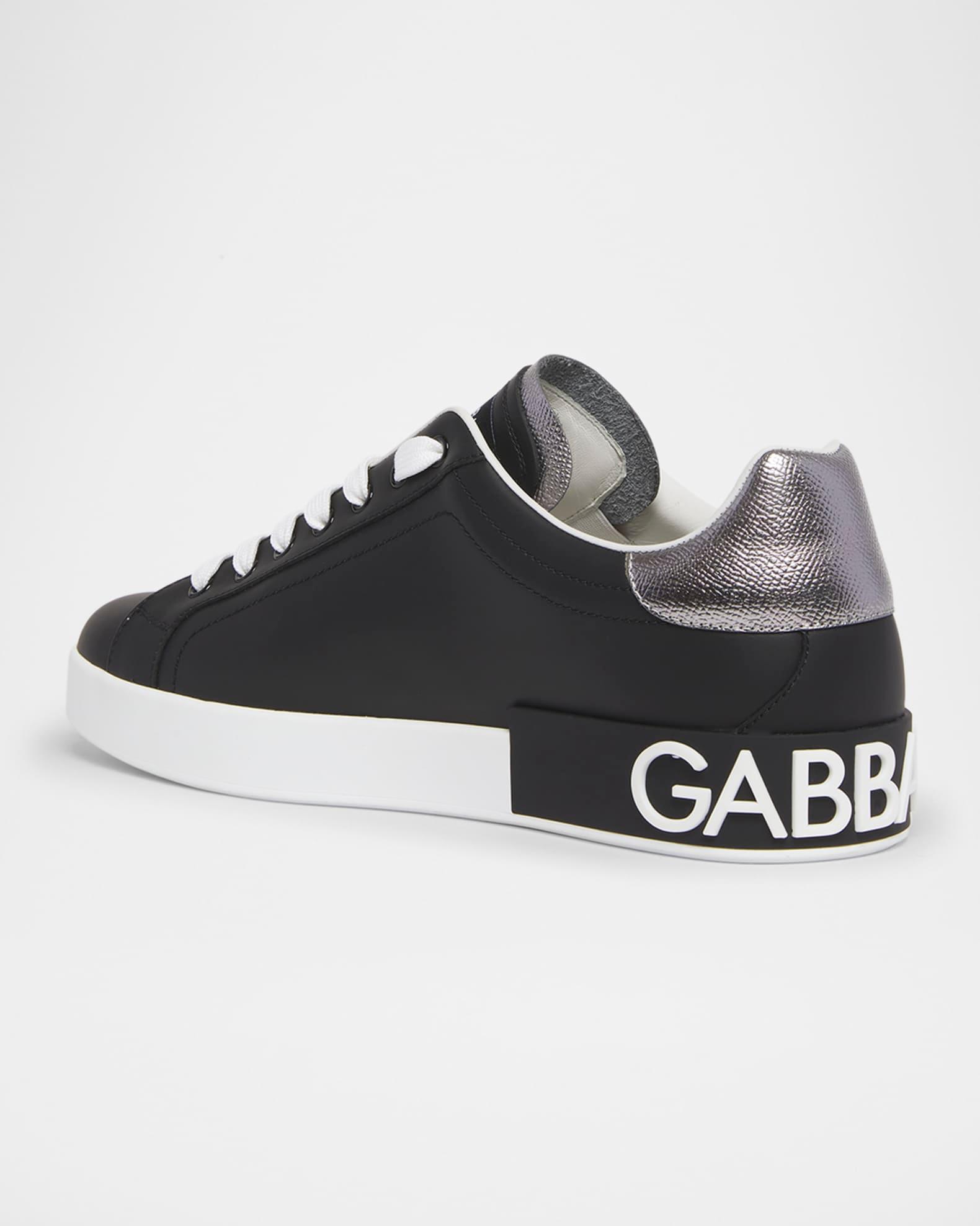 Men's Calfskin Portofino Low-Top Sneakers Product Image