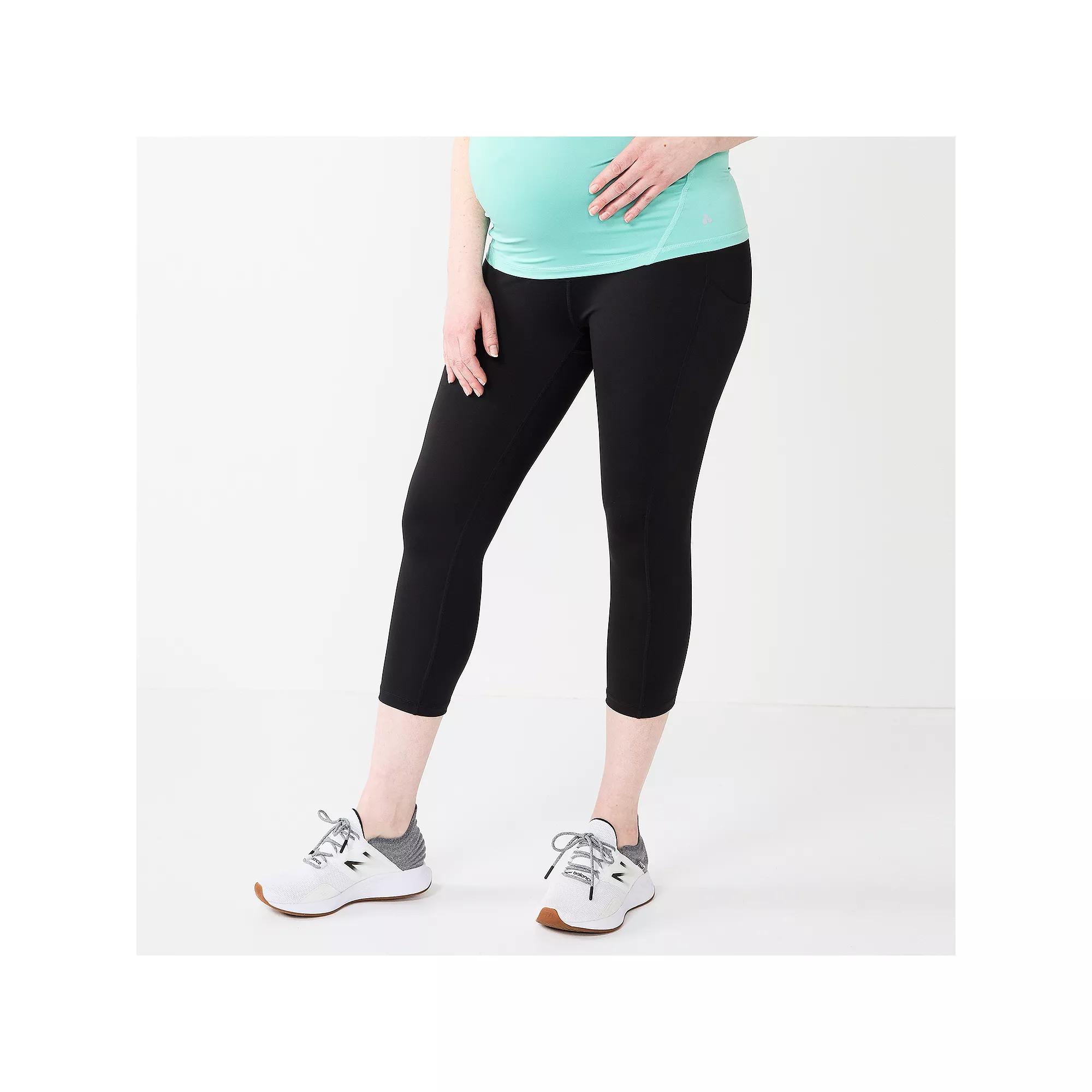 Maternity Tek Gear® Ultrastretch High Rise Capri Pants, Women's,  Product Image