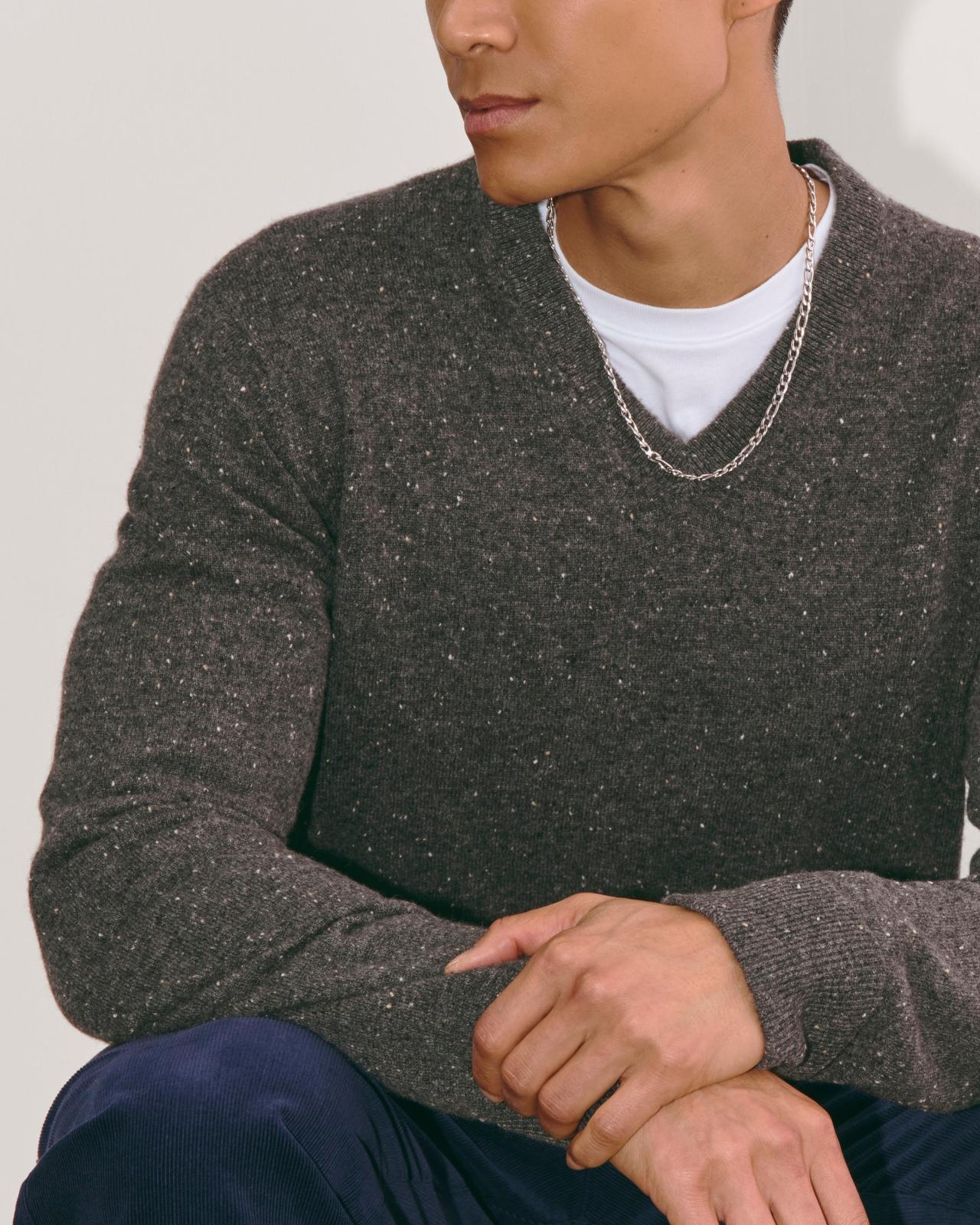 Mens Cashmere V-Neck Sweater by Everlane Product Image