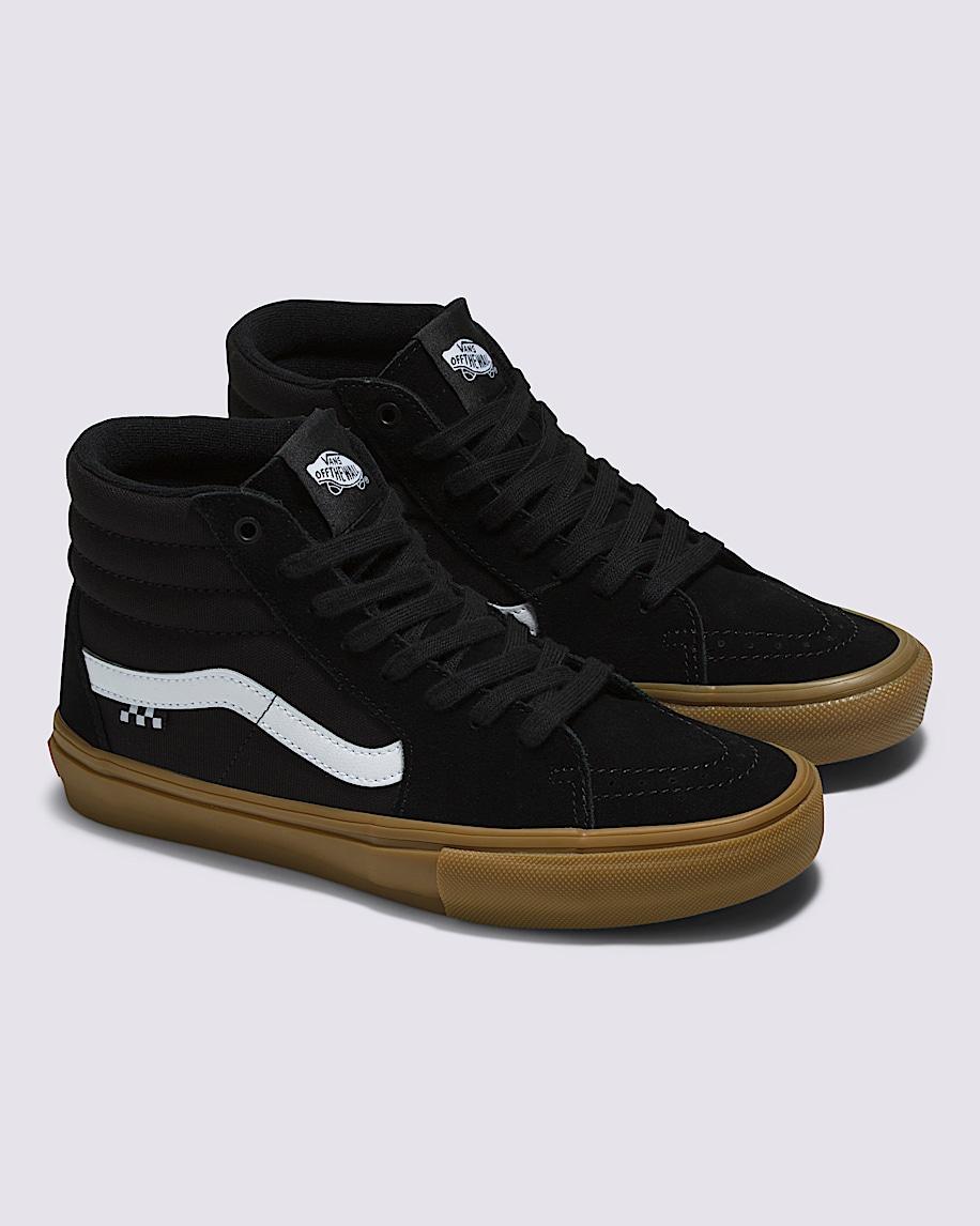Vans | Skate Sk8-Hi Black/Gum Skate Shoe Product Image