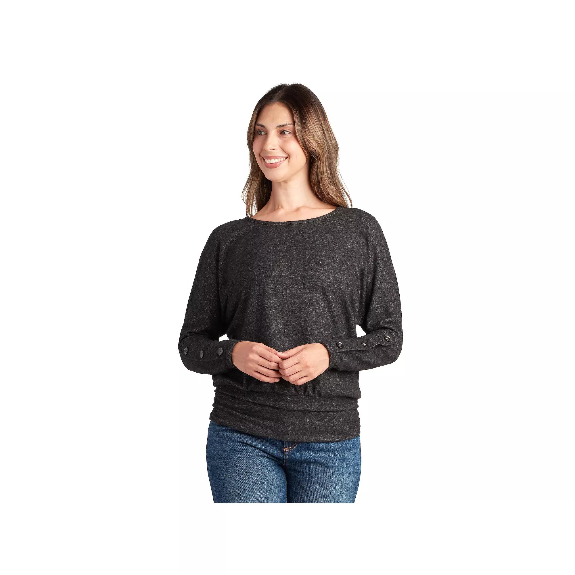 Womens AGB Long Sleeve Band Bottom Top Product Image