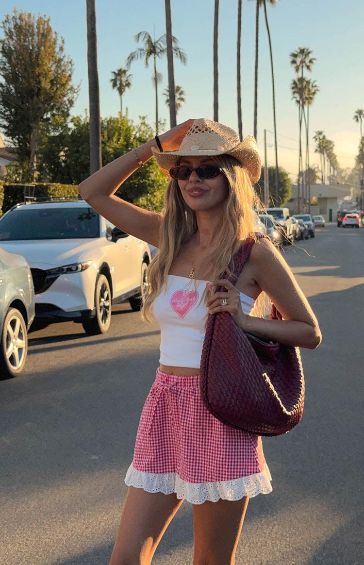 Honky Tonk White Tube Top Product Image