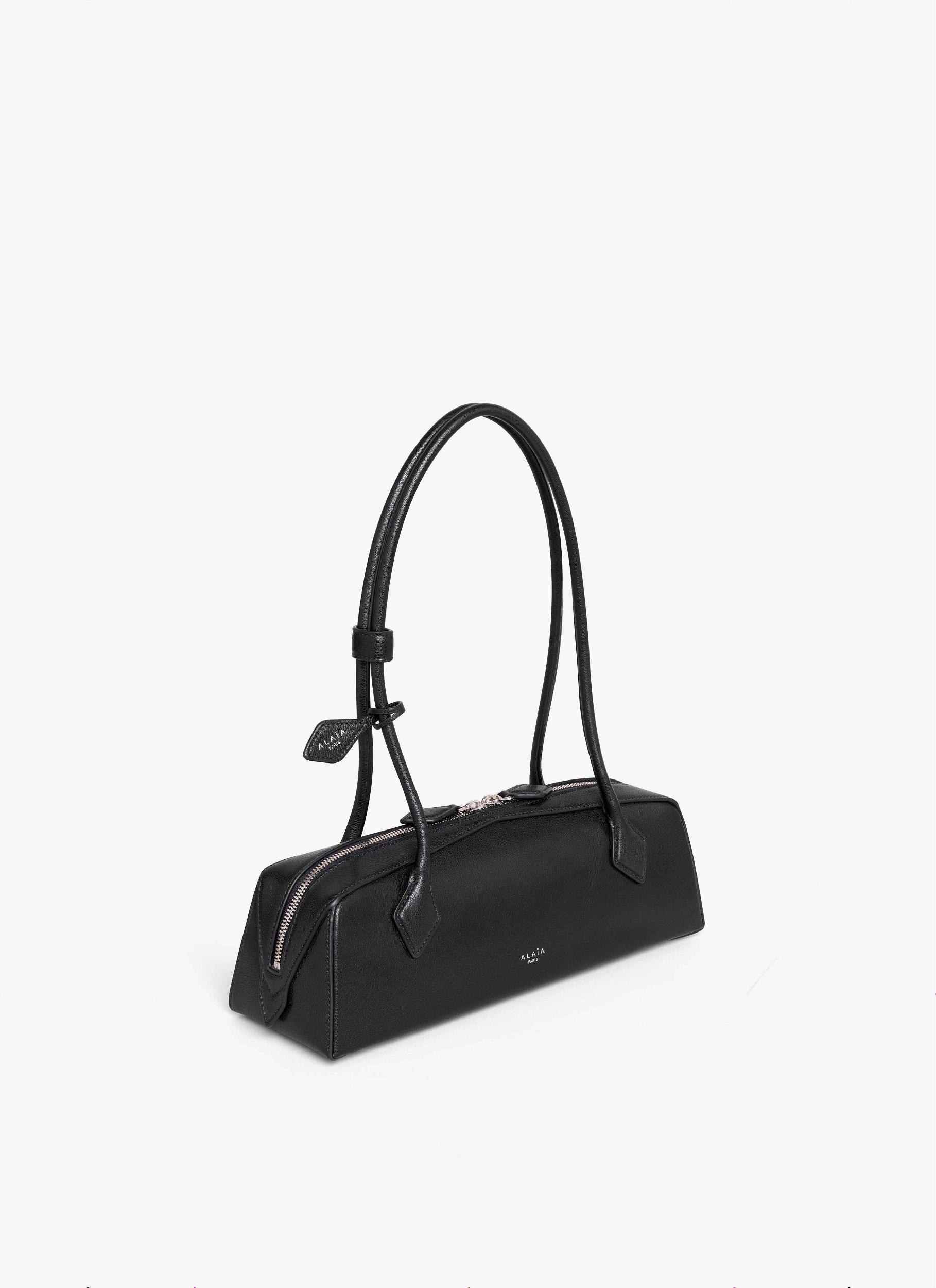 BLACK LE TECKEL MEDIUM BAG IN GOATSKIN Product Image