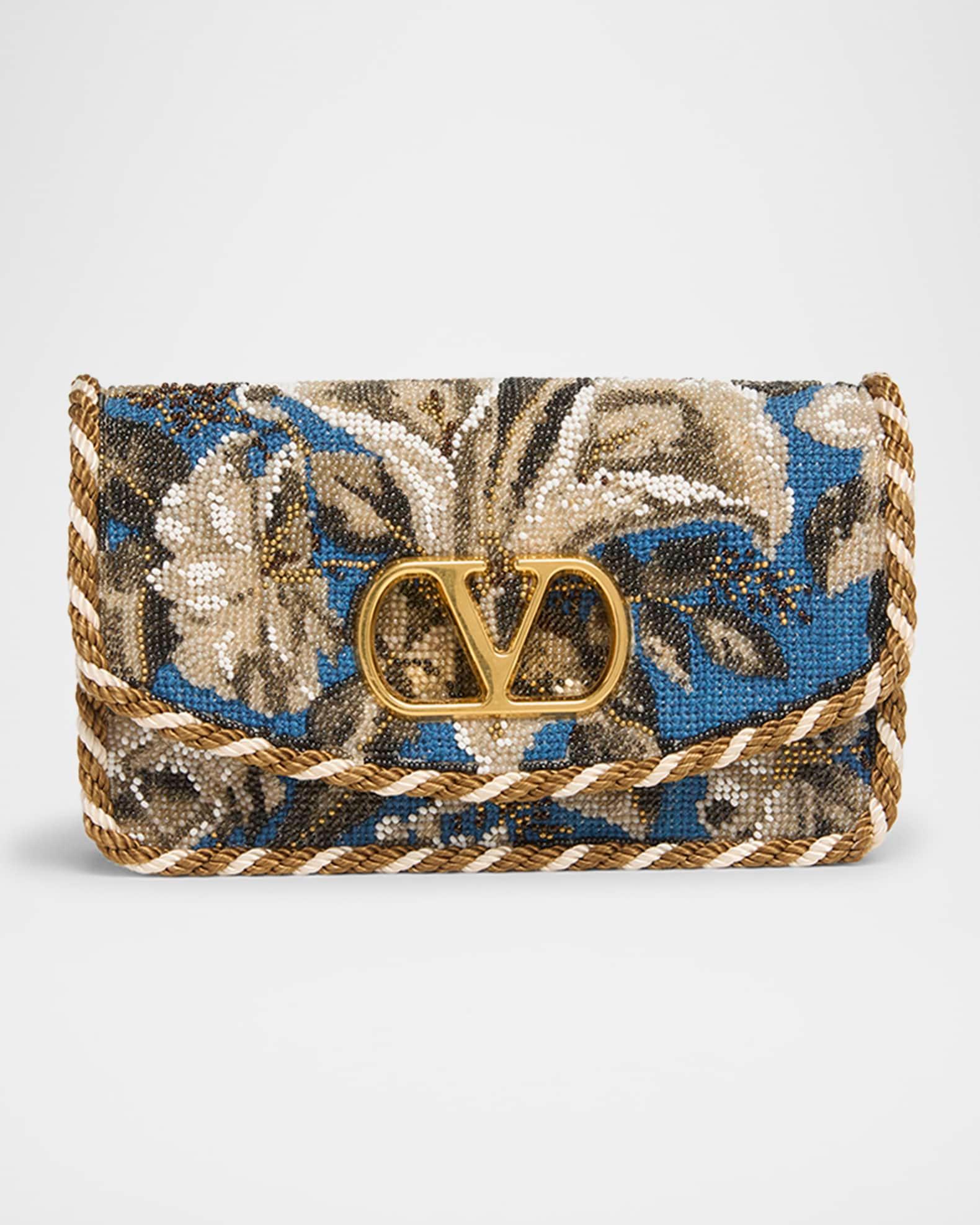 Vain Small Floral Beaded Clutch Bag Product Image