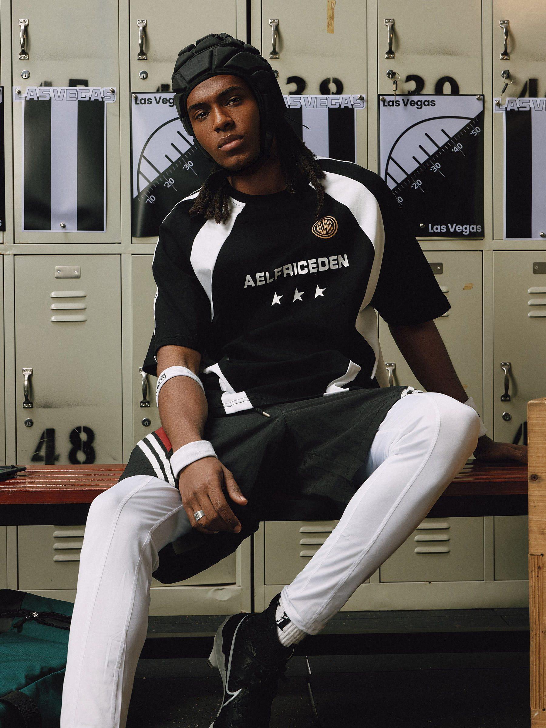 Aelfric Eden Patchwork Contrast Soccer Jersey Product Image