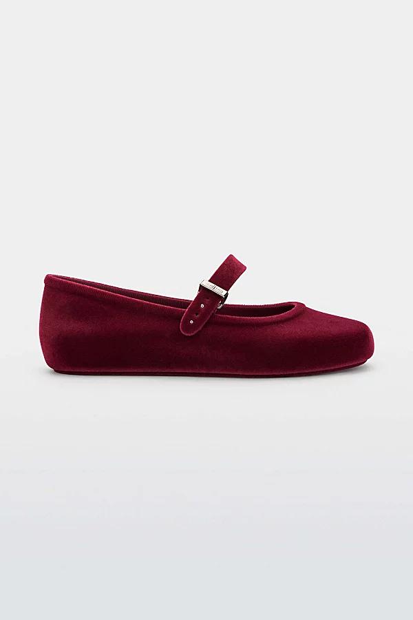 Melissa Soft Velvet II Ballerina Flat Womens at Urban Outfitters Product Image