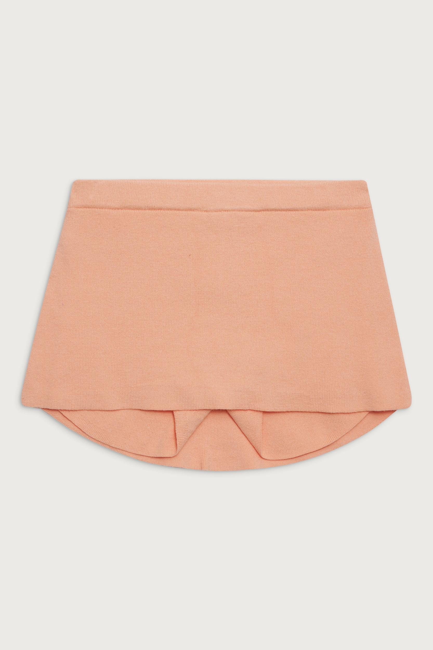 Marialla Cloud Knit Mini Skort - Sweet Tea Product Image
