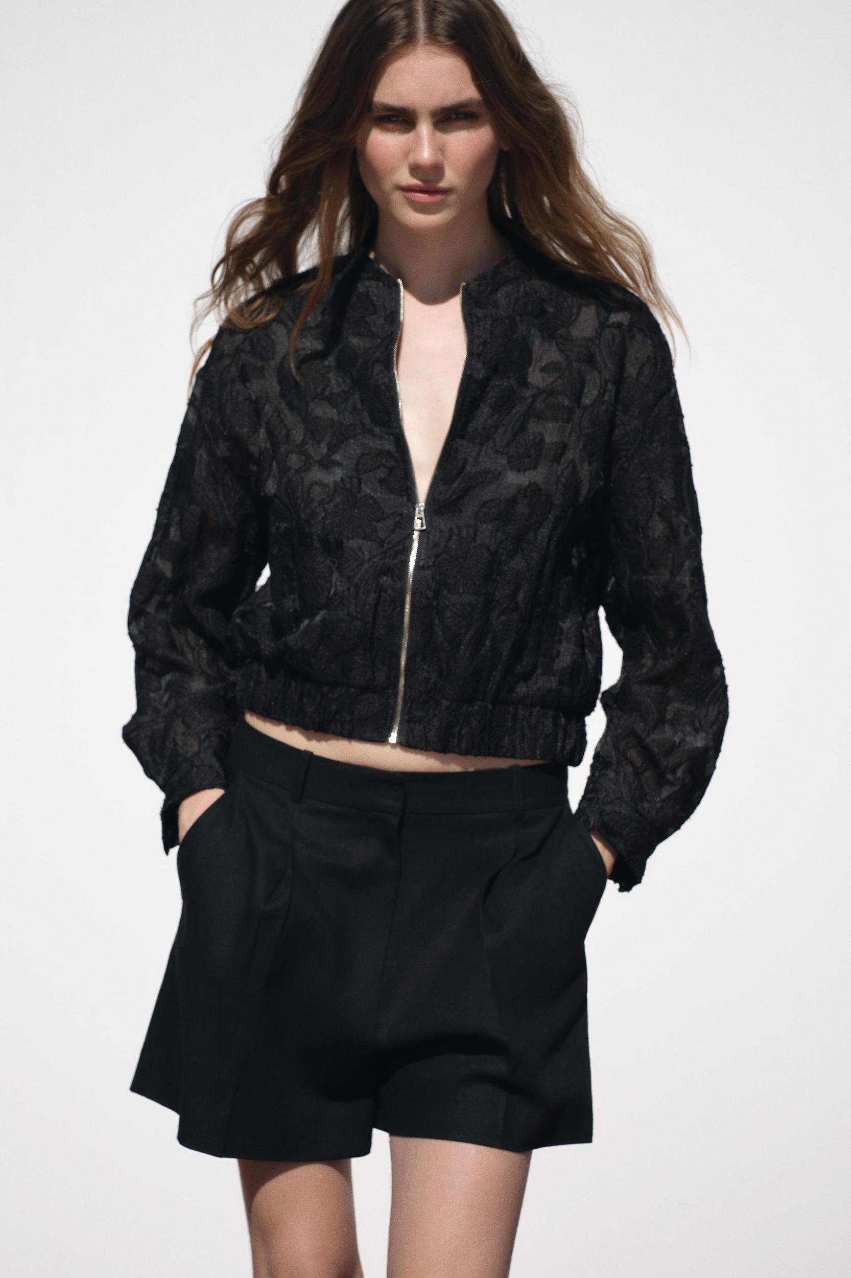 ORGANZA BOMBER JACKET Product Image
