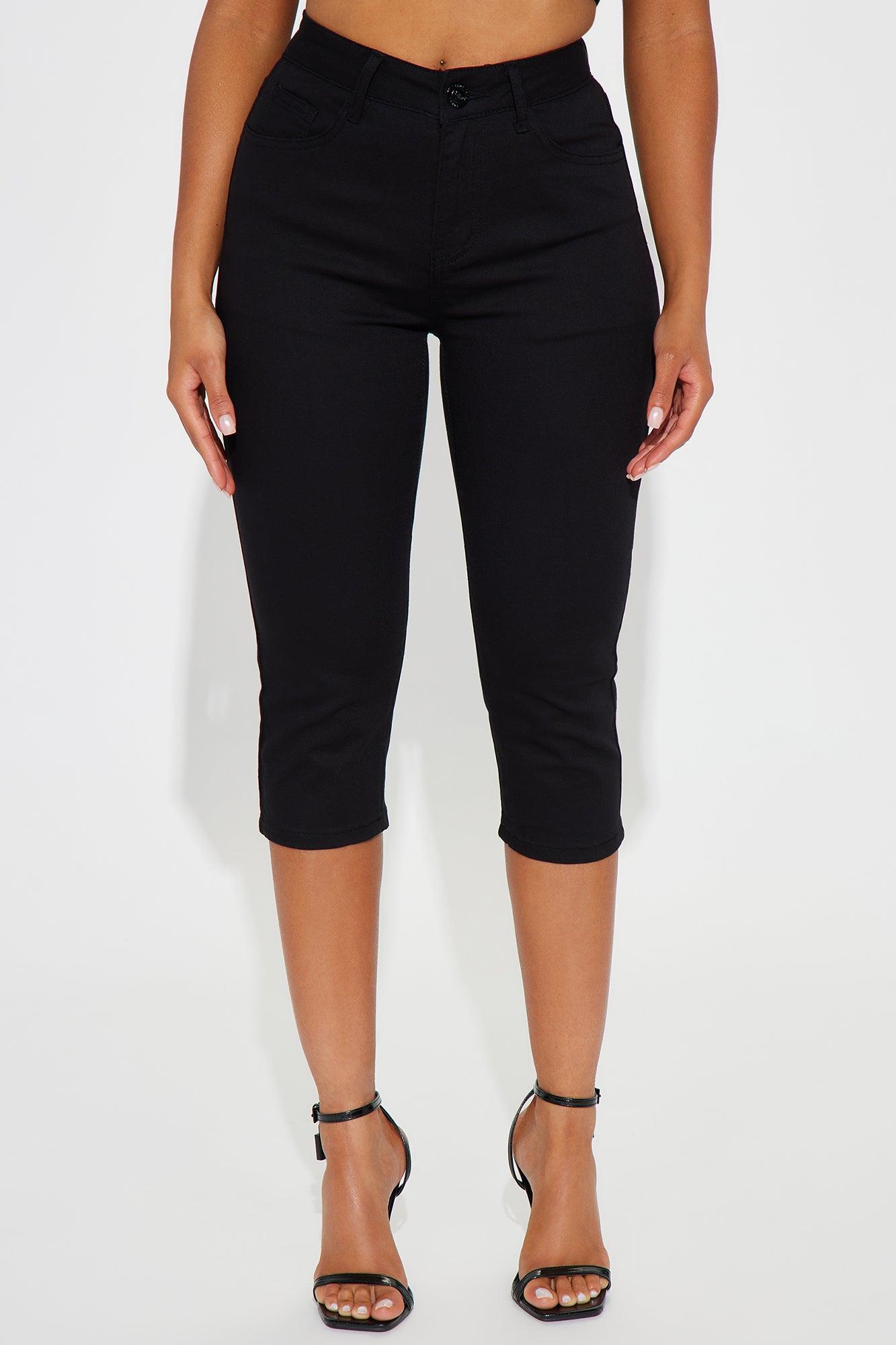 Iconic Capri Uniform Pant - Black Product Image