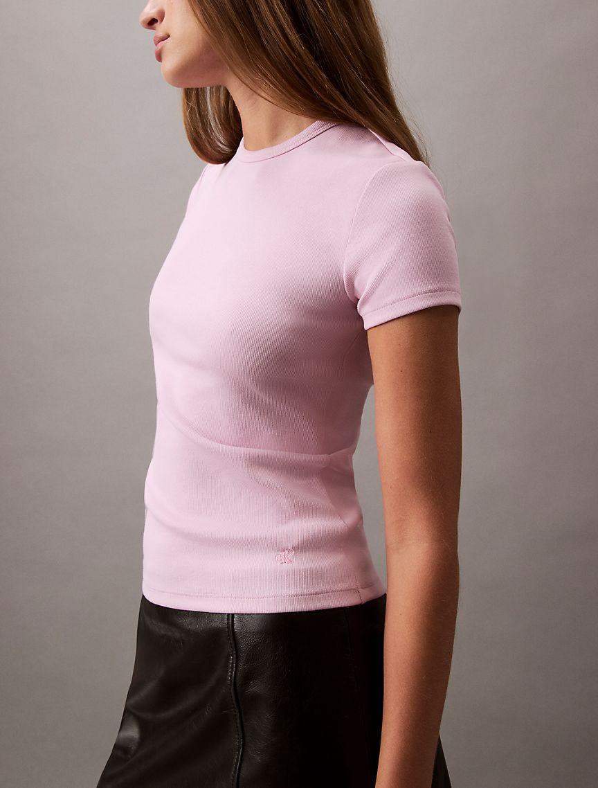 Cotton Contour Rib T-Shirt Product Image