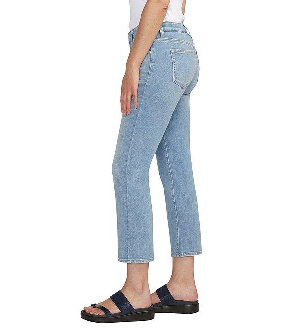 Jag Jeans Ruby Mid Rise Straight Leg Cropped Jeans Product Image