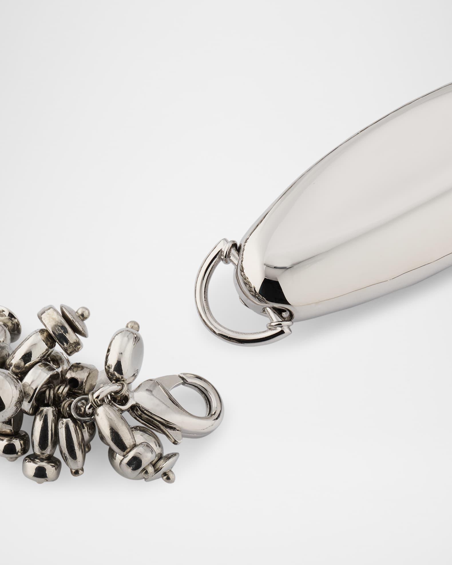 Sterling Silver Beaded Choker Necklace Product Image