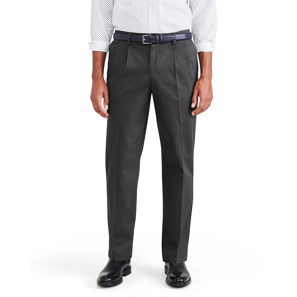 Big & Tall Dockers® Signature Iron Free Stain Defender Classic Fit Pleated Pants, Men's,  Product Image