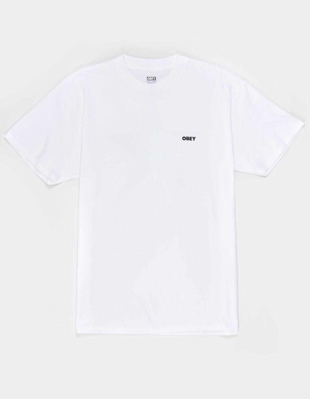OBEY Cosmic Noise Mens Tee - WHITE Product Image