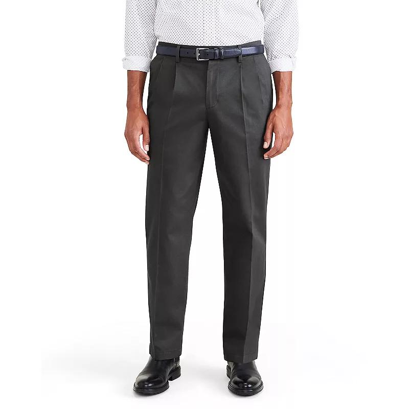 Big & Tall Dockers® Signature Iron Free Stain Defender Classic Fit Pleated Pants, Men's,  Product Image